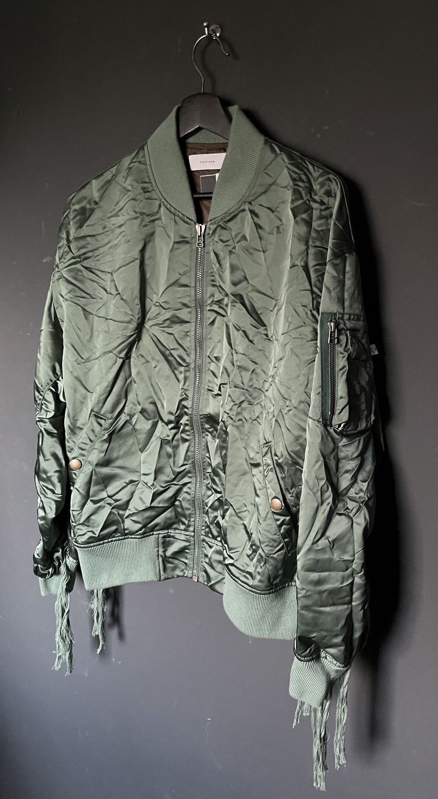 Facetasm Facetasm Wrinkly MA1 Bomber Size 3 Size US L / EU 52-54 / 3 - 3 Thumbnail