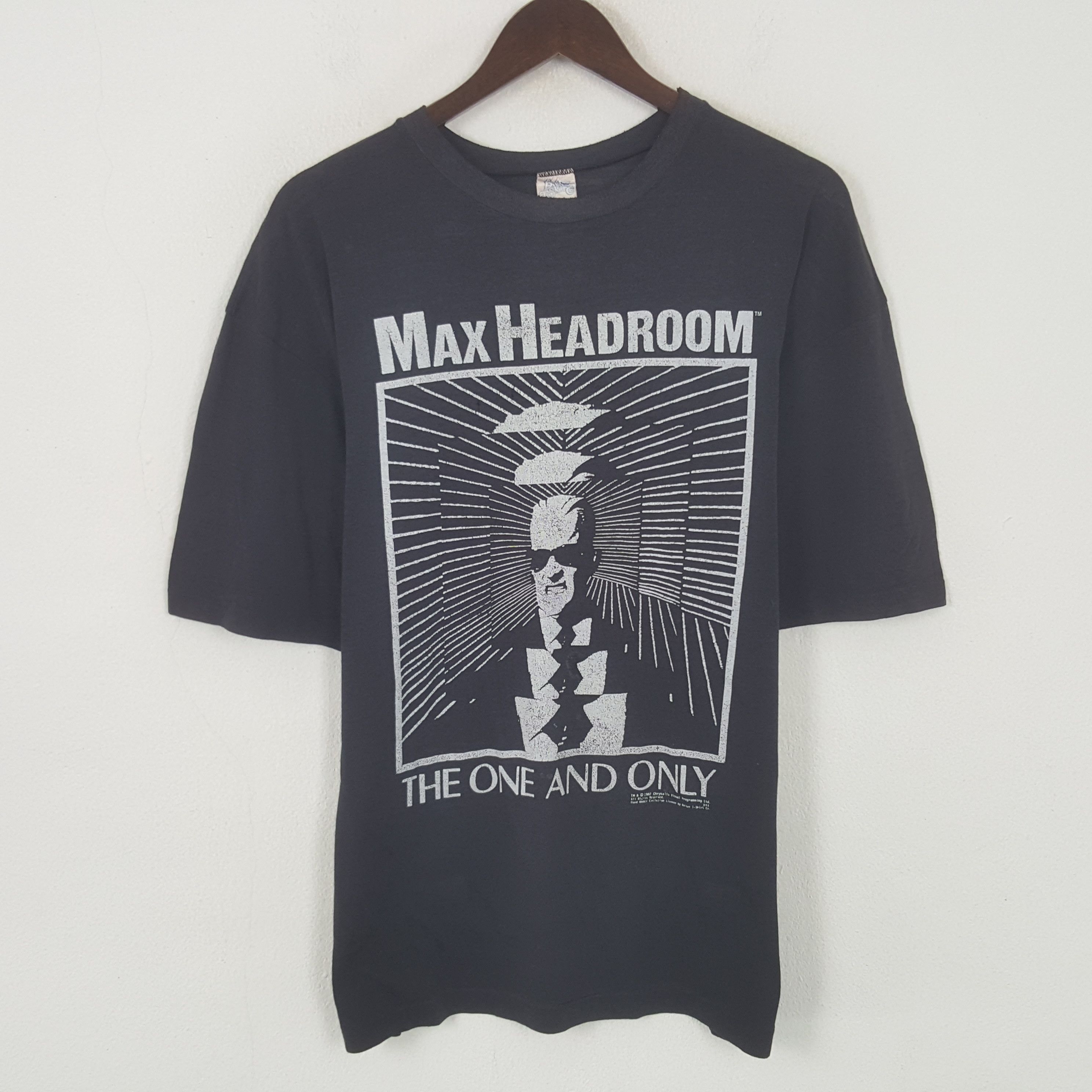 Vintage Vintage 97’s Max Headroom American Fictional Character Tees Size US L / EU 52-54 / 3 - 1 Thumbnail
