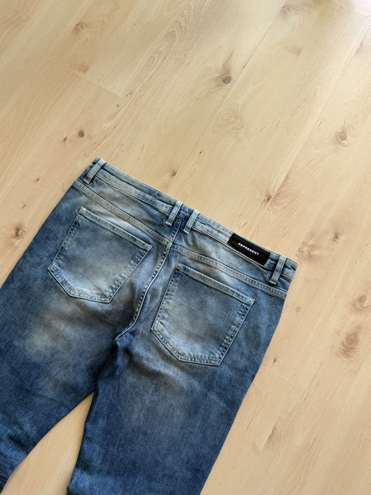 Represent Clo. Represent essential biker jeans new blue denim Size US 34 / EU 50 - 10 Thumbnail