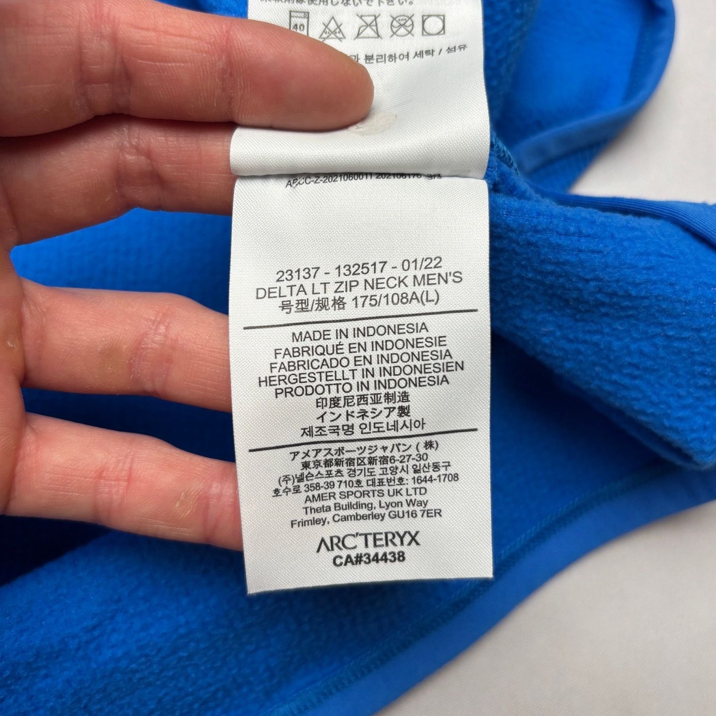 Arc'teryx Arc'teryx Delta LT 1/4 Zip Neck Jacket Men's Large Gorpcore Size US L / EU 52-54 / 3 - 8 Thumbnail