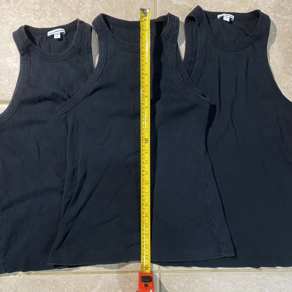 James Perse High Neck Ribbed Cotton Tank Tops Size M / US 6-8 / IT 42-44 - 5 Thumbnail
