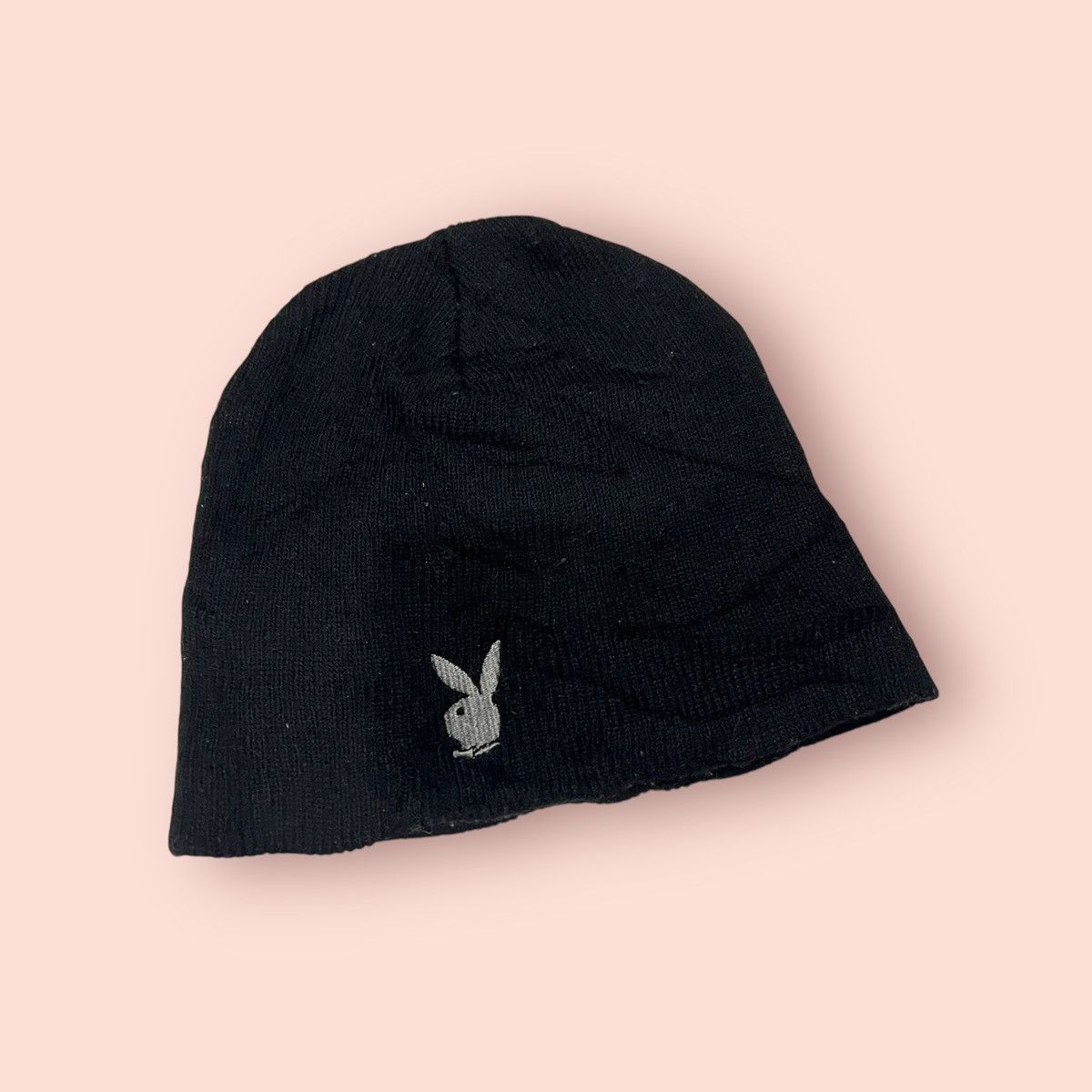 Playboy × Vintage VINTAGE PLAYBOY SILVER BUNNY LOGO BEANIE Size ONE SIZE - 15 Thumbnail