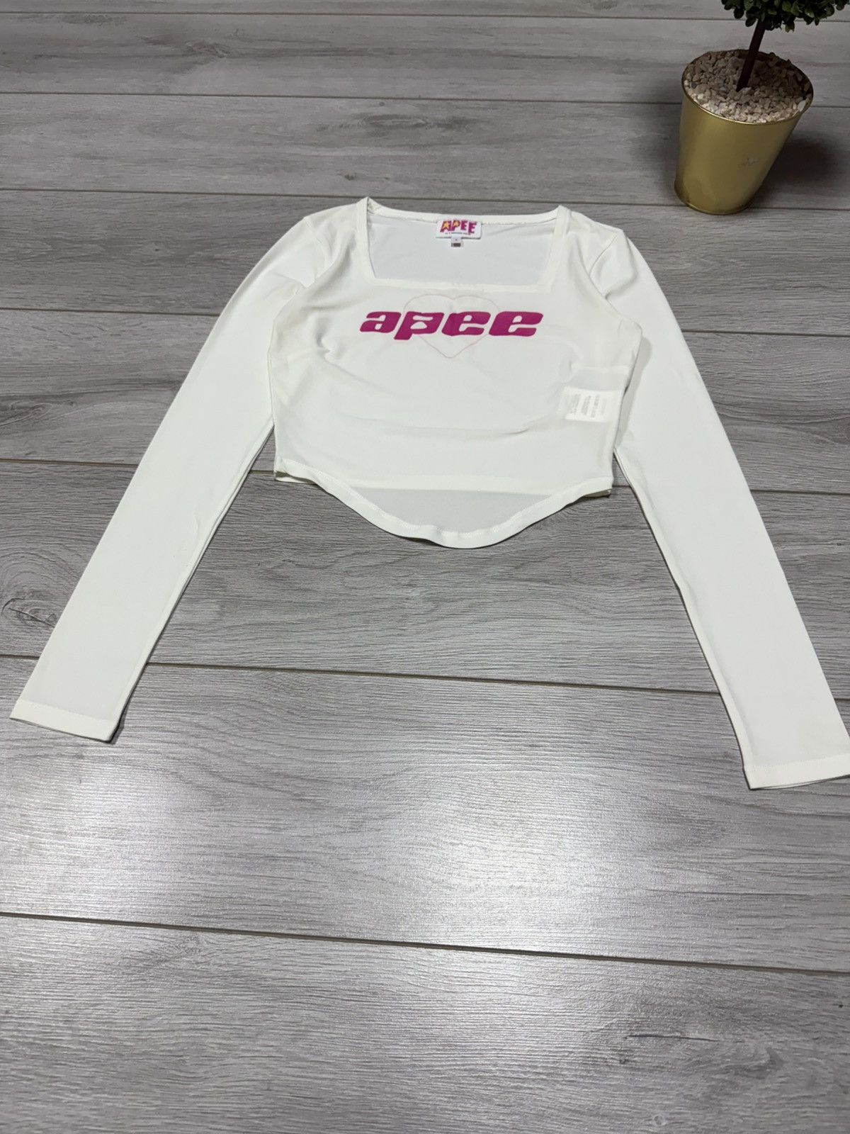 Aape Bape apee heart long sleeve big logo mesh Size S / US 4 / IT 40 - 5 Thumbnail