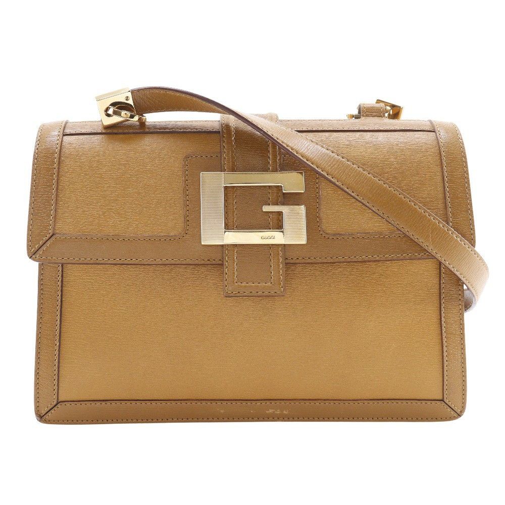 Gucci Gucci Interlocking G Buckle Messenger Bag Leather Size ONE SIZE - 1 Thumbnail