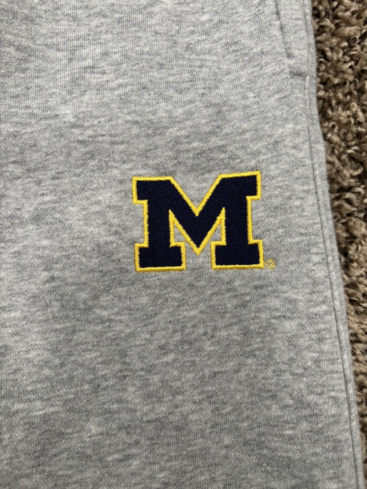 Nike Nike Michigan Wolverines Joggers Grey Small Size US 28 / EU 44 - 3 Thumbnail