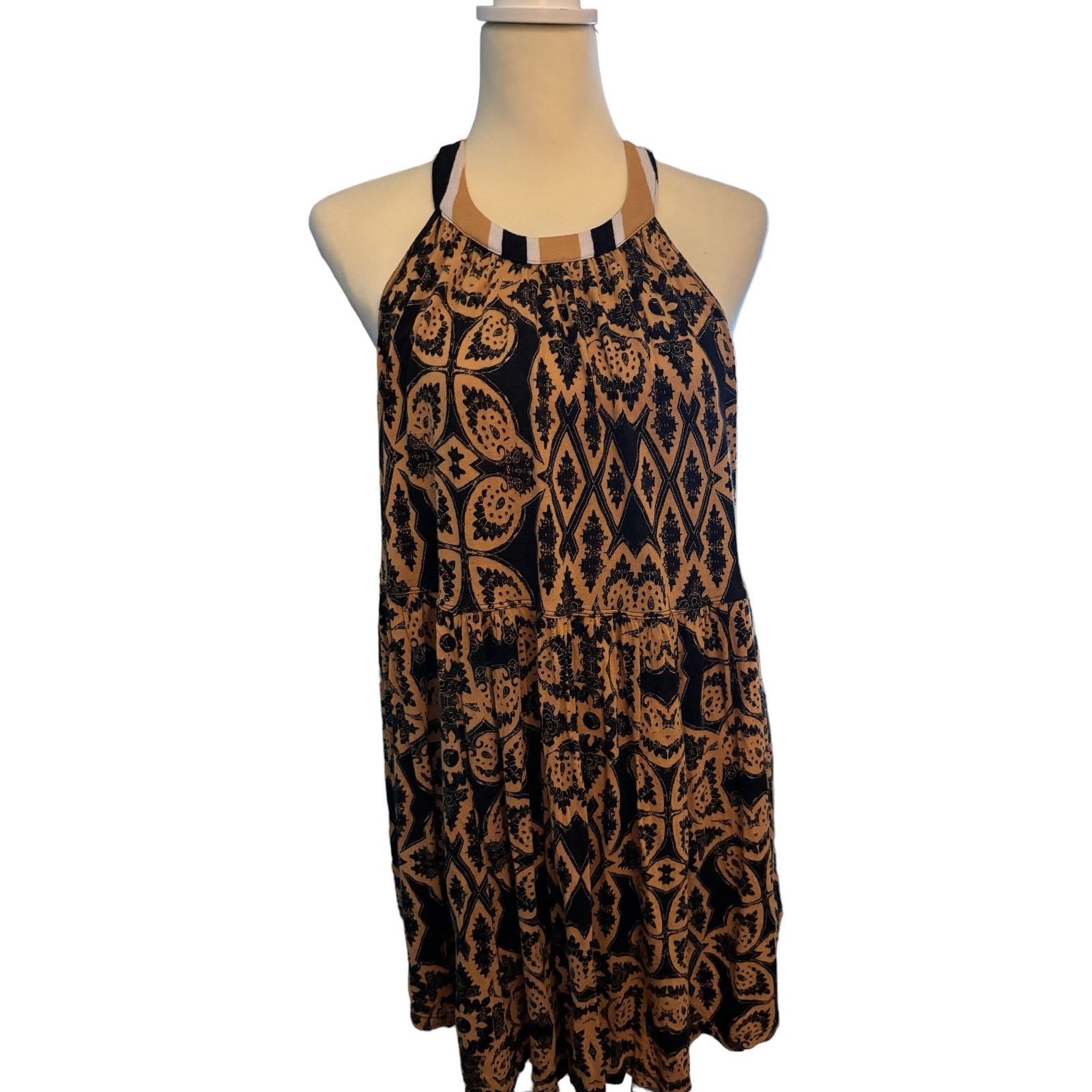 Free People Free People Mimi Tunic in Black Combo, Size Medium, NWT Size M / US 6-8 / IT 42-44 - 1 Thumbnail