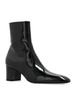 Saint Laurent Paris o1la1rc1a0226 756091 XIV Boots in Patent Leather in Black Size US 7 / EU 40 - 3 Thumbnail