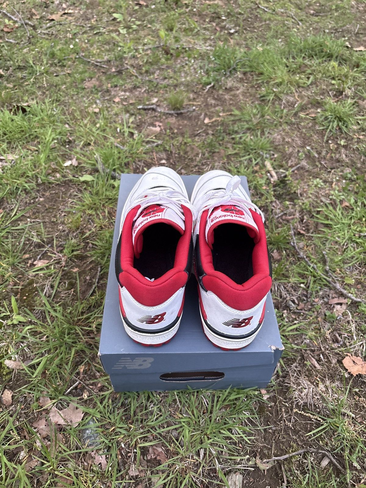 New Balance New Balance 550 White Team Red Size US 11 / EU 44 - 4 Thumbnail