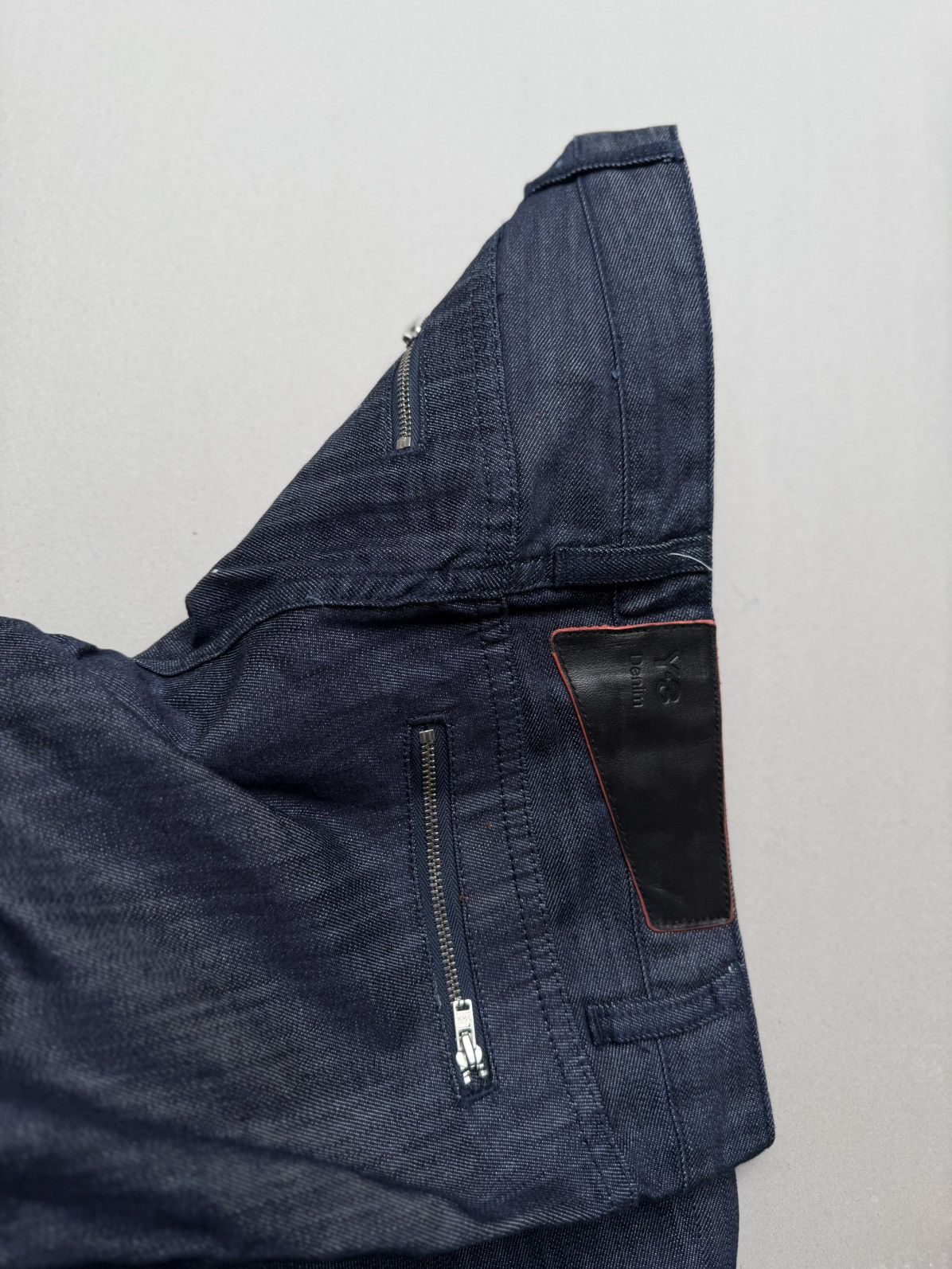 Japanese Brand Y3 lace up flare jeans Size US 27 - 5 Thumbnail