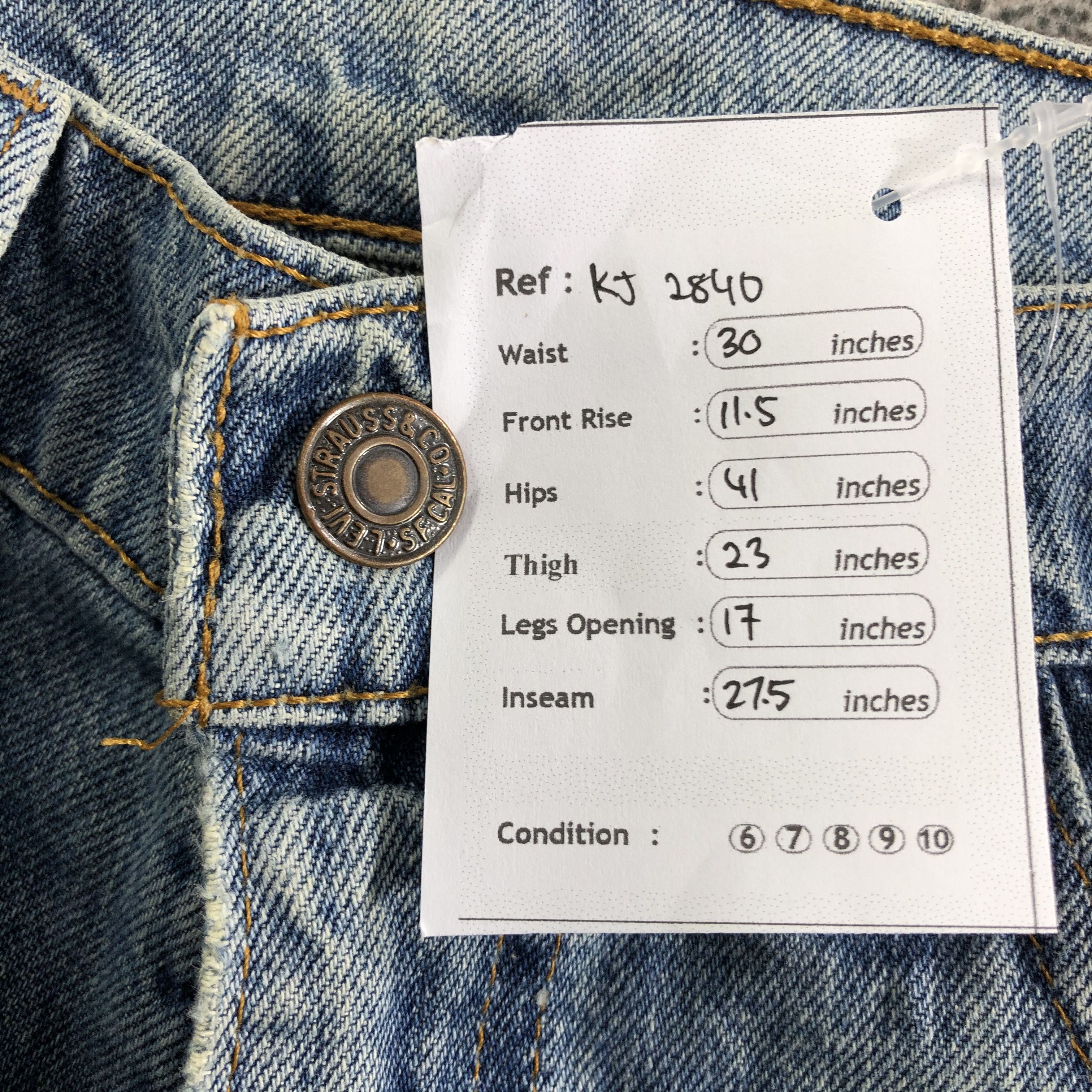 Levi's Vintage Levis 509 Jeans Medium Wash KJ2840 Size US 30 / EU 46 - 12 Thumbnail