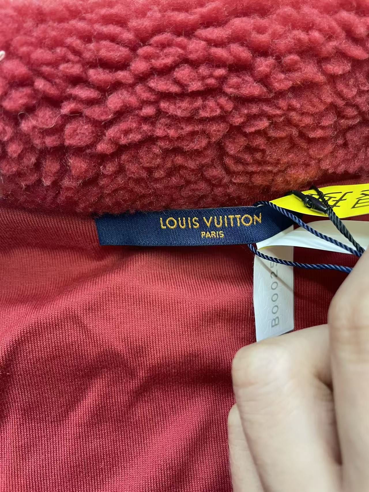 Louis Vuitton Louis Vuitton X Nigo Red Checkered Fleece Jacket Size US XS / EU 42 / 0 - 7 Thumbnail