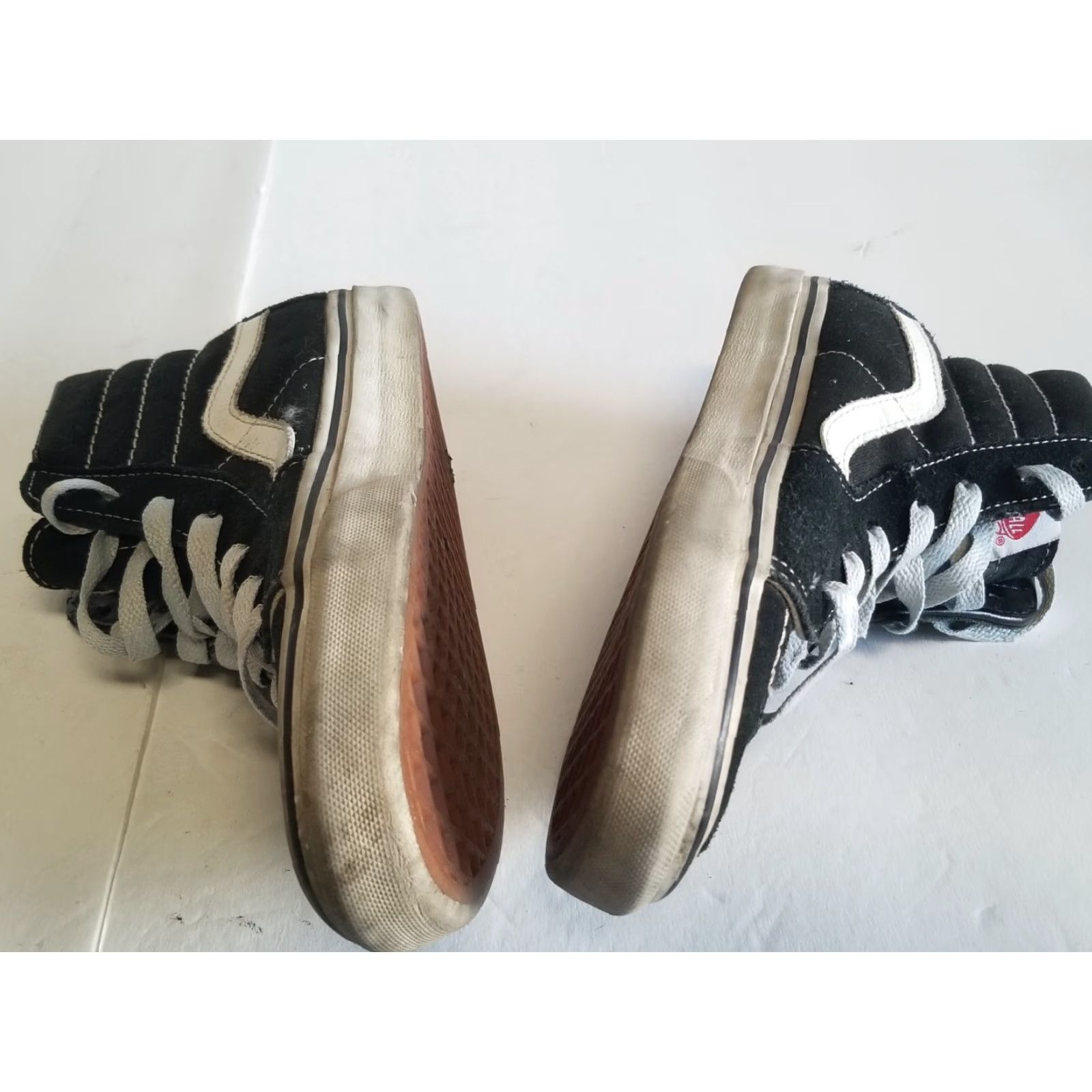 Vans VANS SK8 HI Men 5 Women 6.5 Black Canvas High Top Skateboard Shoes Sk8-Hi Sneaker Skateboarding Mens Women Black/White Size S / US 4 / IT 40 - 7 Thumbnail