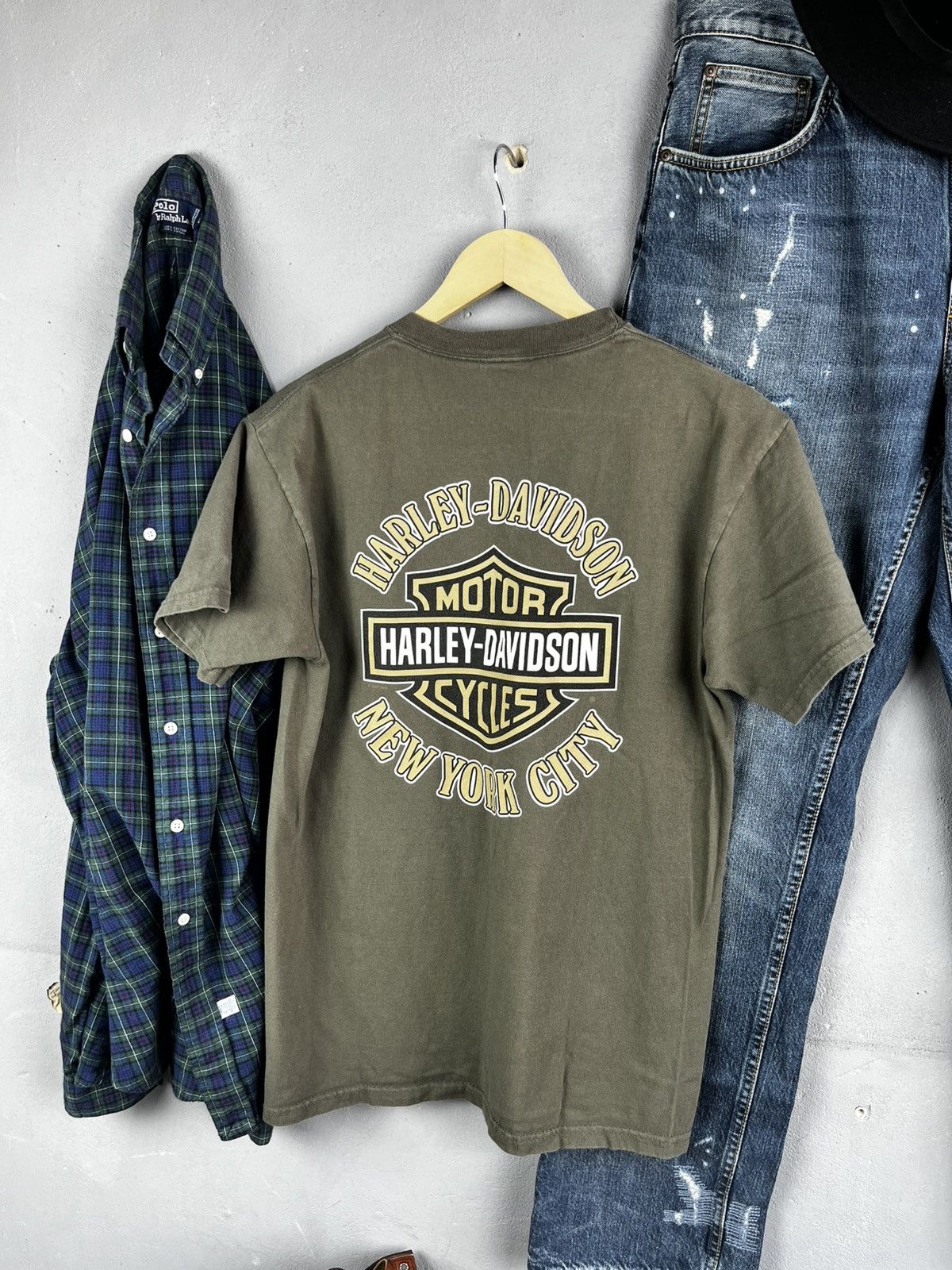 Harley Davidson Harley Davidson New York City vintage t shirt Size US M / EU 48-50 / 2 - 2 Thumbnail