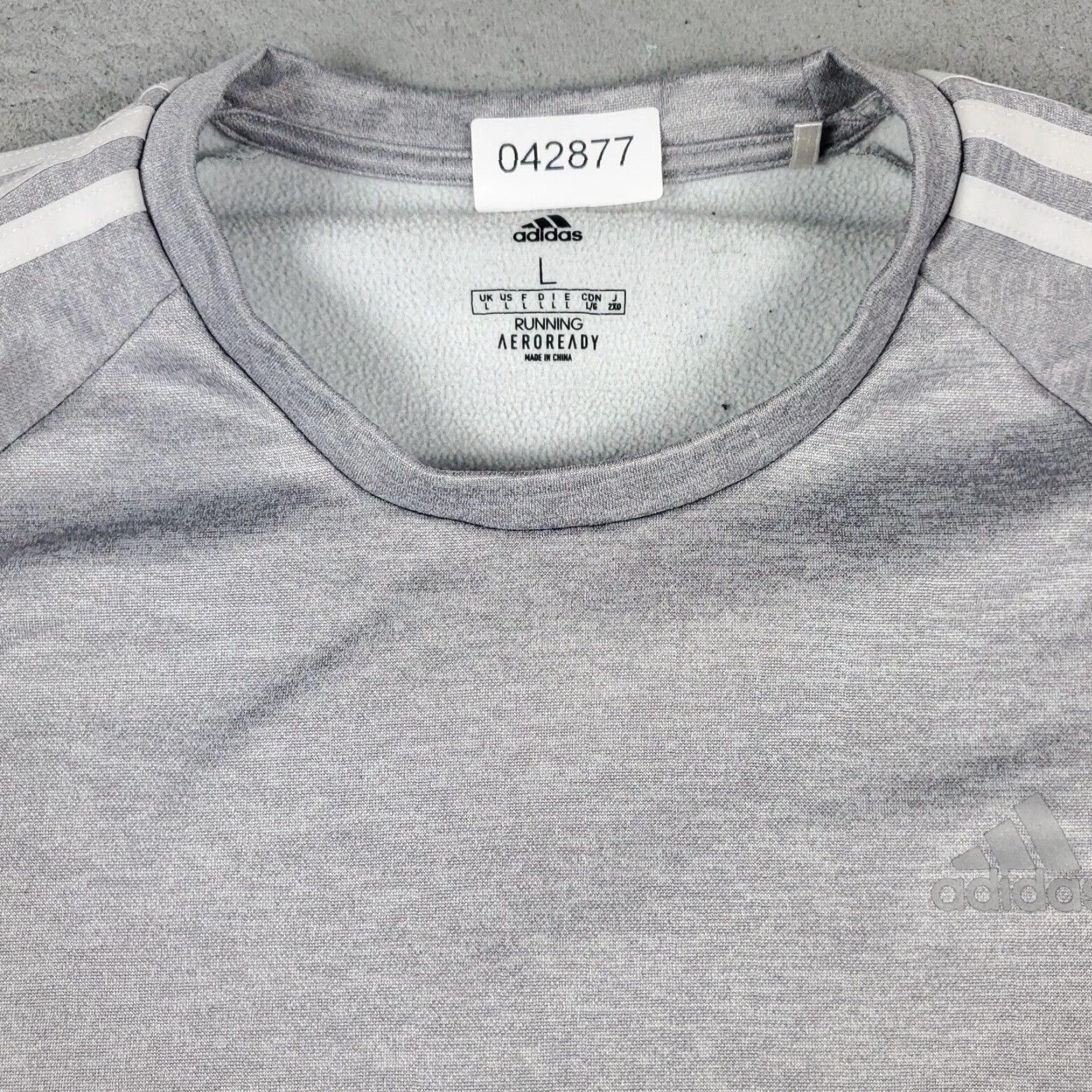 Adidas Adidas Mens Large Gray Casual Pullover Sweatshirt Size US L / EU 52-54 / 3 - 2 Thumbnail