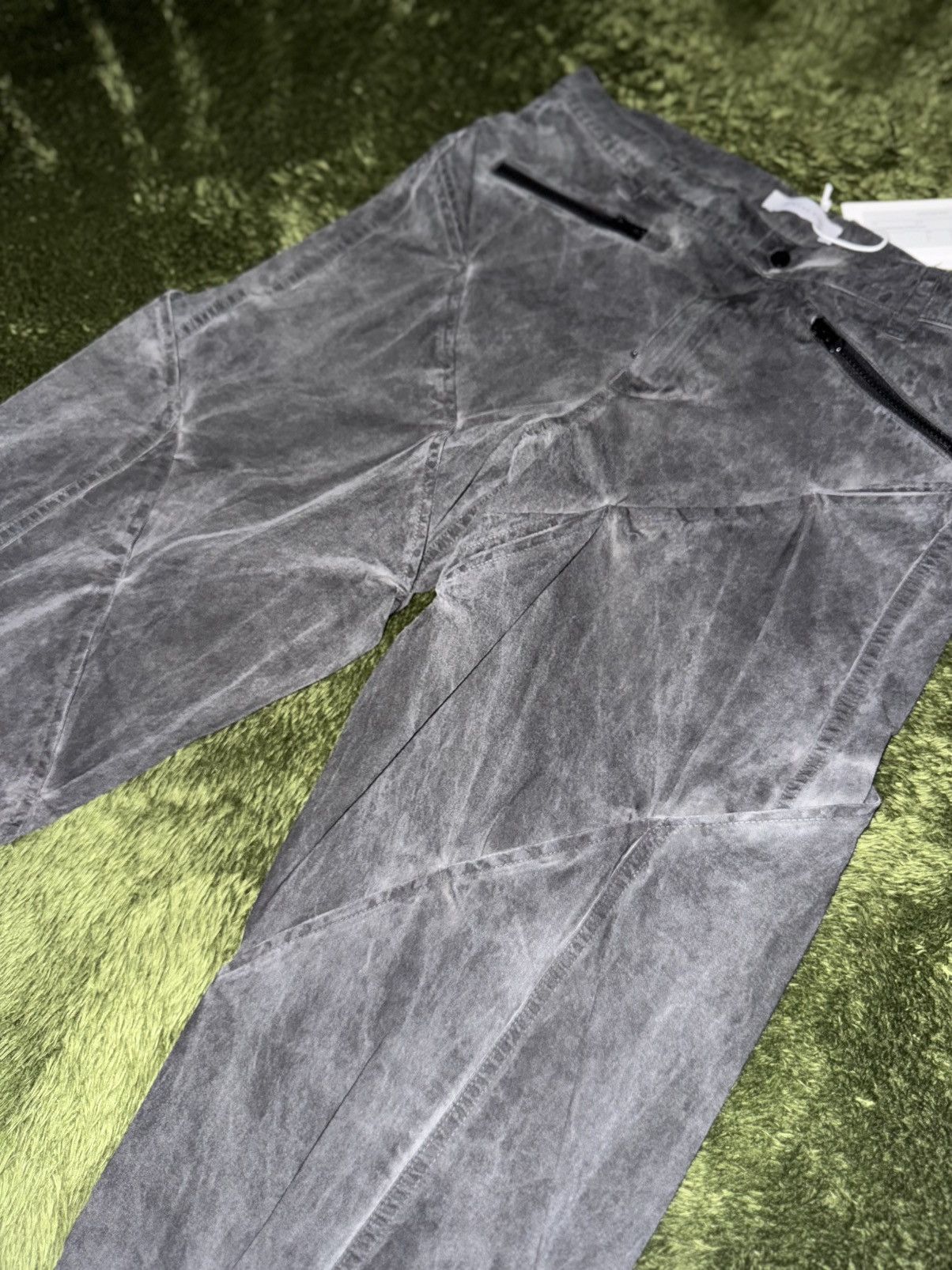 Juntae Kim [L] JUNTAE KIM Gathered Twist Dyed Shell Trousers Size US 34 / EU 50 - 4 Thumbnail