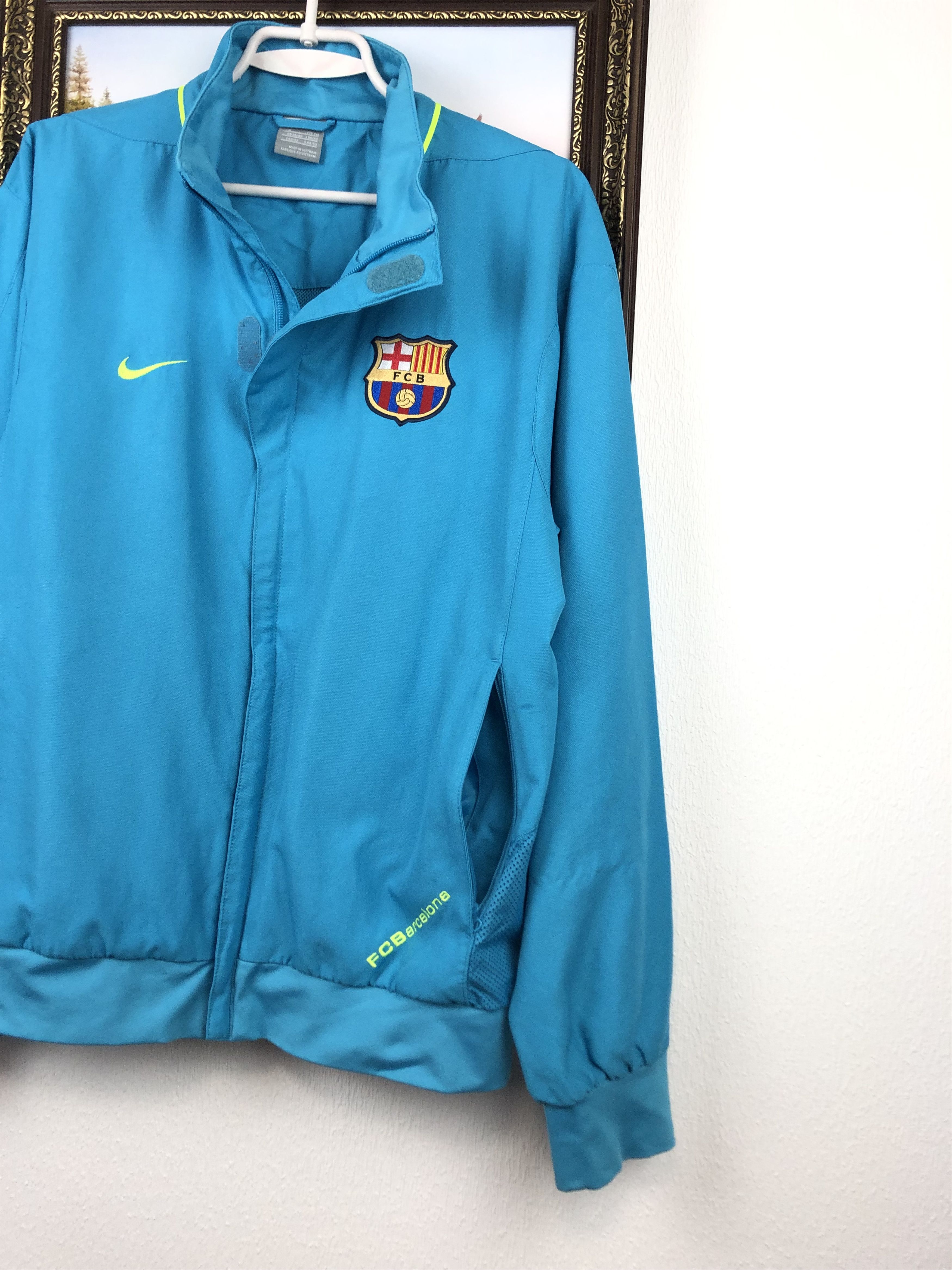 Nike Vintage Nike Barcelona Football Jacket Soccer Track Top Size US M / EU 48-50 / 2 - 6 Thumbnail