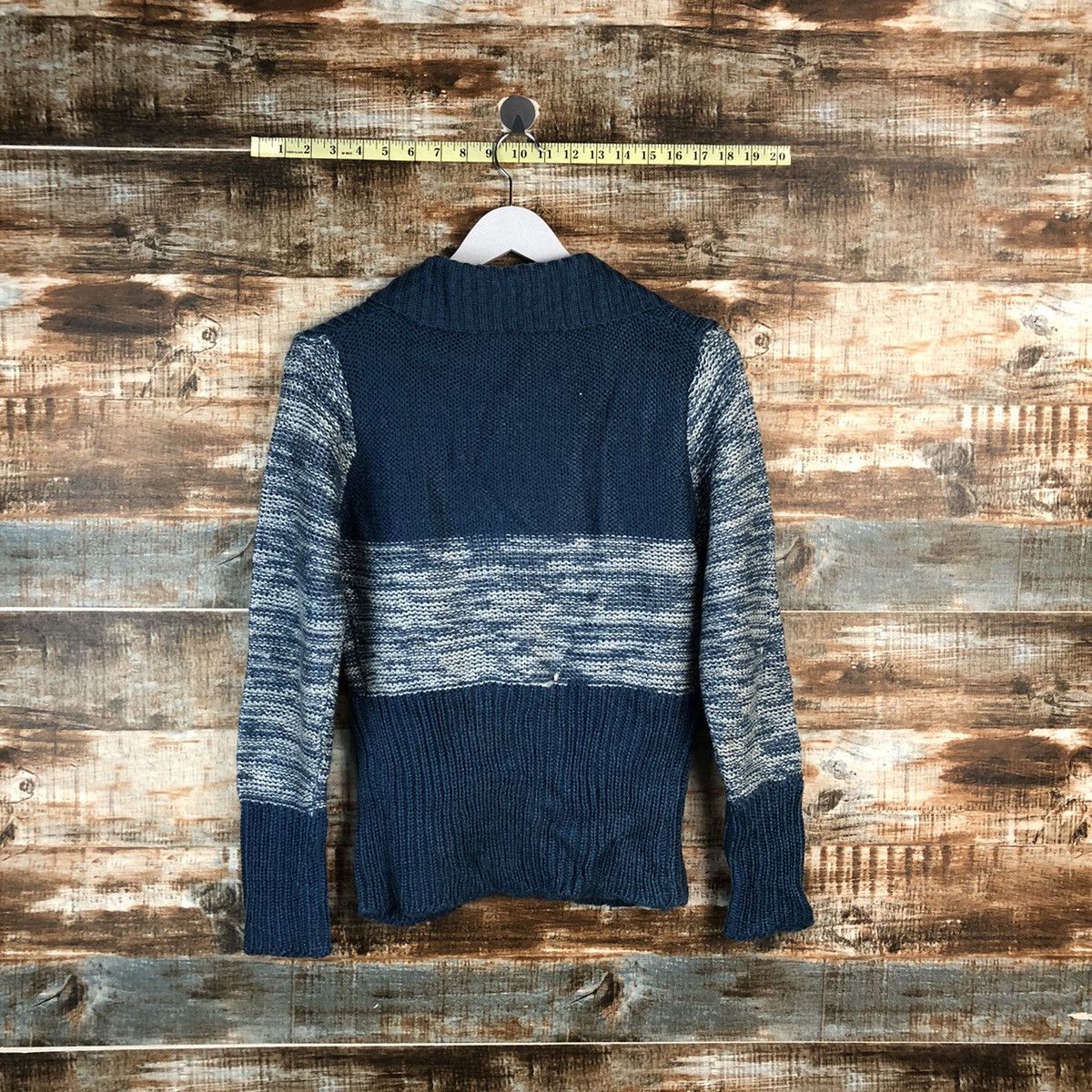 Homespun Knitwear × Japanese Brand Poly Achul Blue Knitwear #A2407 Size M / US 6-8 / IT 42-44 - 11 Thumbnail