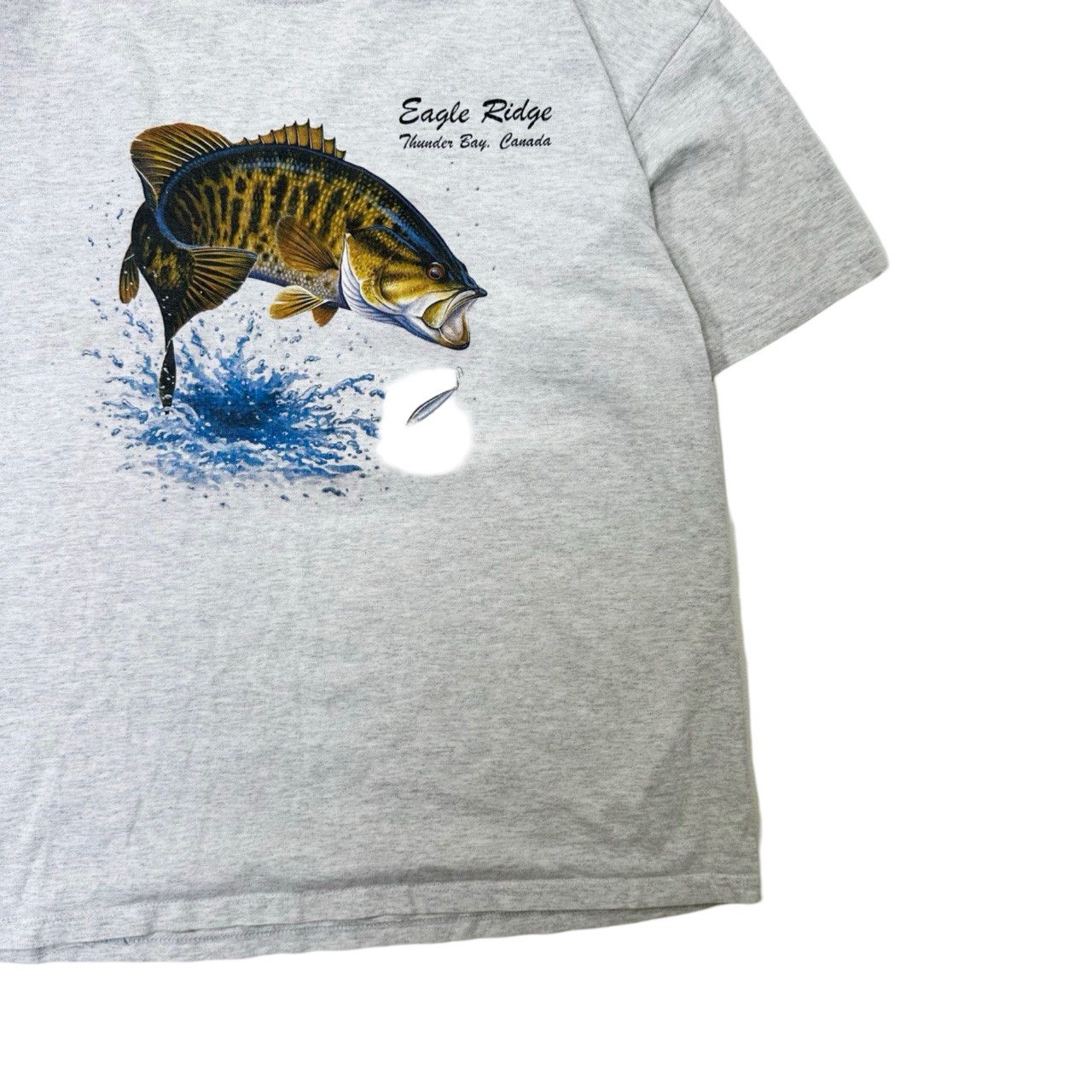 Vintage Vintage 90s Eagle Ridge Thunder Bay Big Print Fish Graphic Size US XL / EU 56 / 4 - 3 Thumbnail