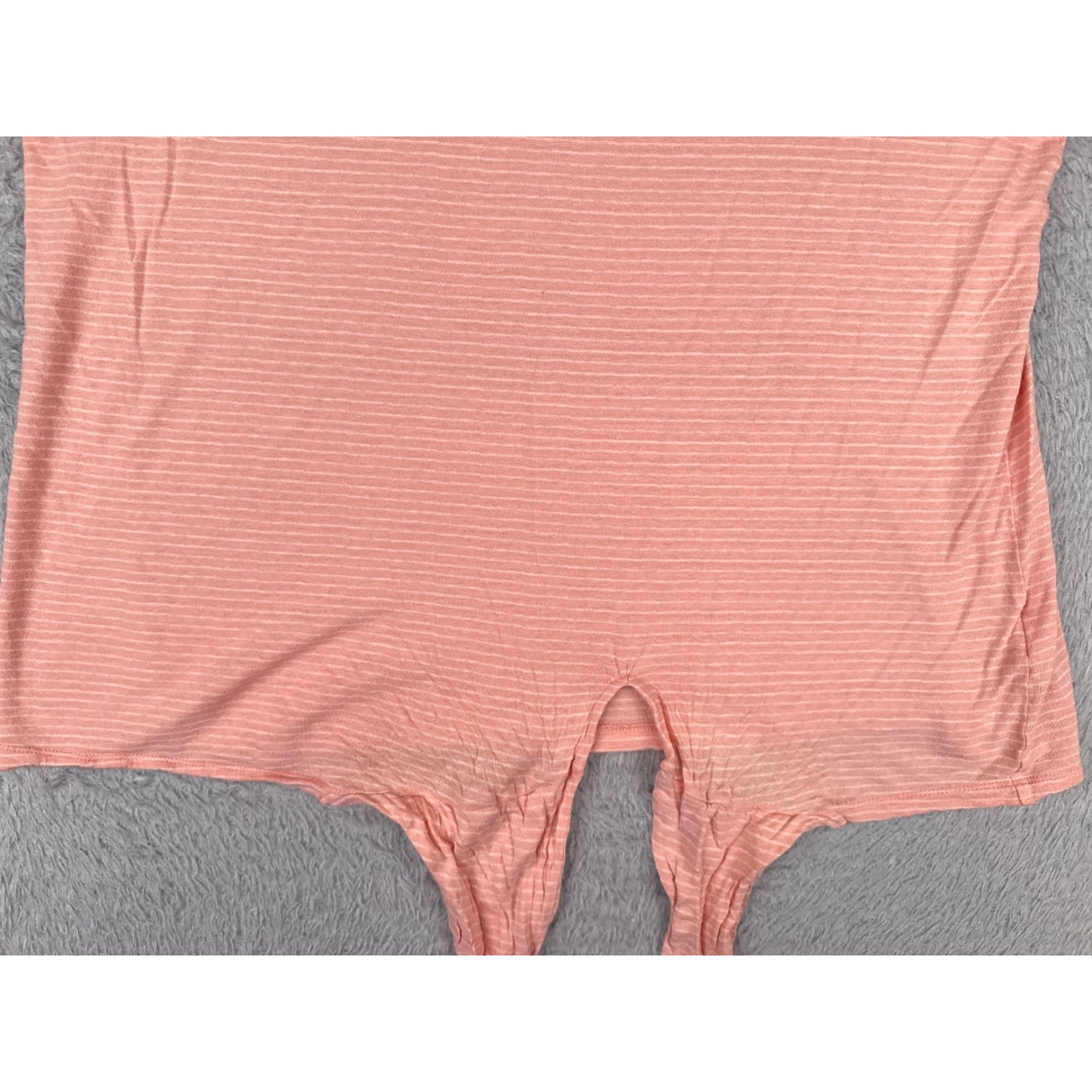Ralph Lauren Lauren Ralph Lauren Women's Short Sleeve Pink Stripe T-Shirt 1X All Seasons Casual Size XL / US 12-14 / IT 48-50 - 5 Thumbnail