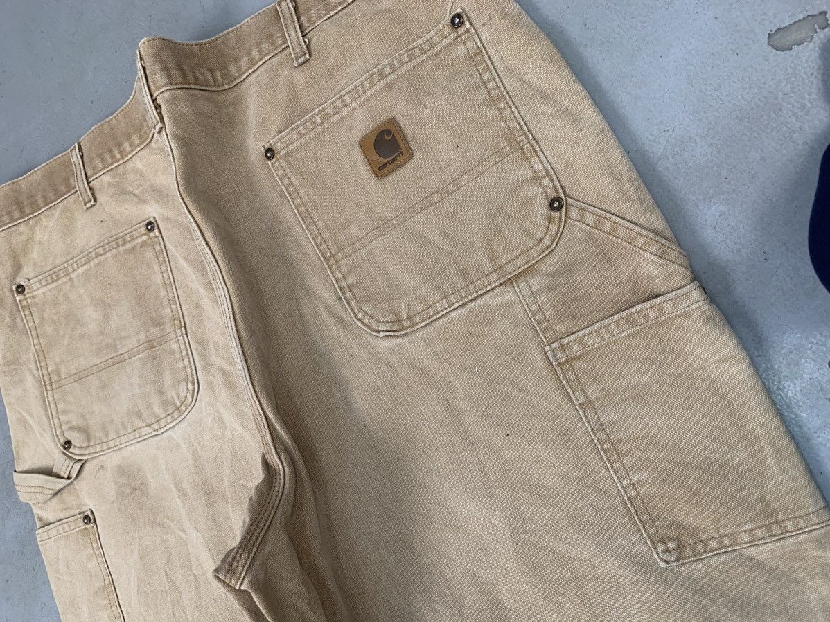 Carhartt Vintage Carhartt B01 BRN double knee carpenter denim Size US 44 / EU 60 - 7 Thumbnail