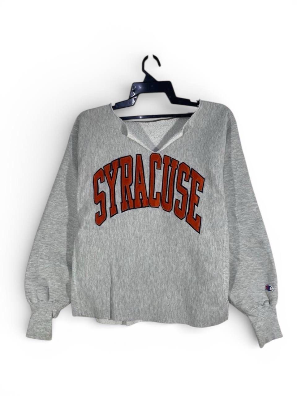 Other Vintage 90s champion reverse weave syracuse sweatshirtsize M Size US M / EU 48-50 / 2 - 1 Thumbnail
