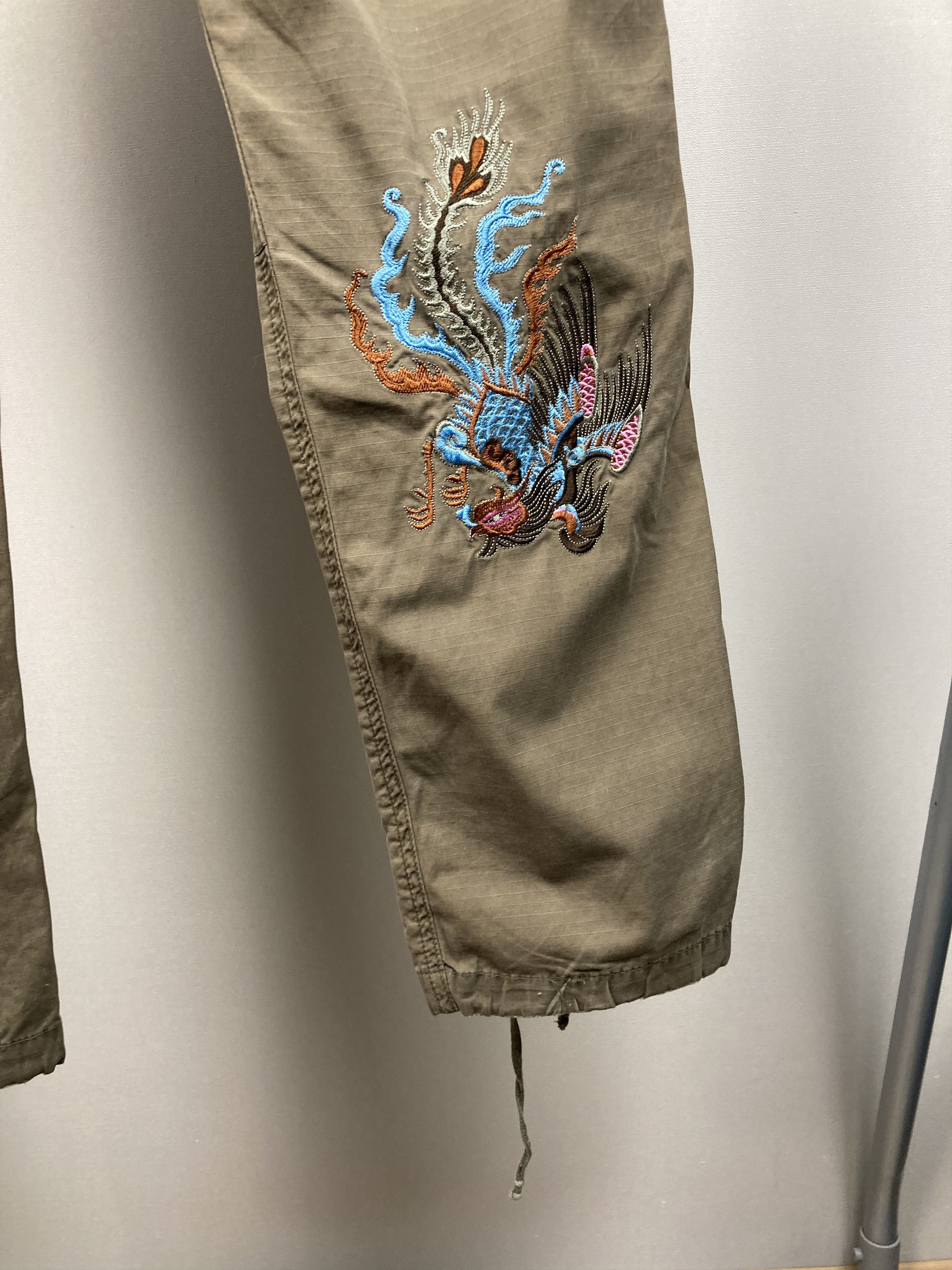 Japanese Brand 288$ RRP Da Nang Made in Hong Kong Military Cargo Pants Size 29" - 7 Thumbnail