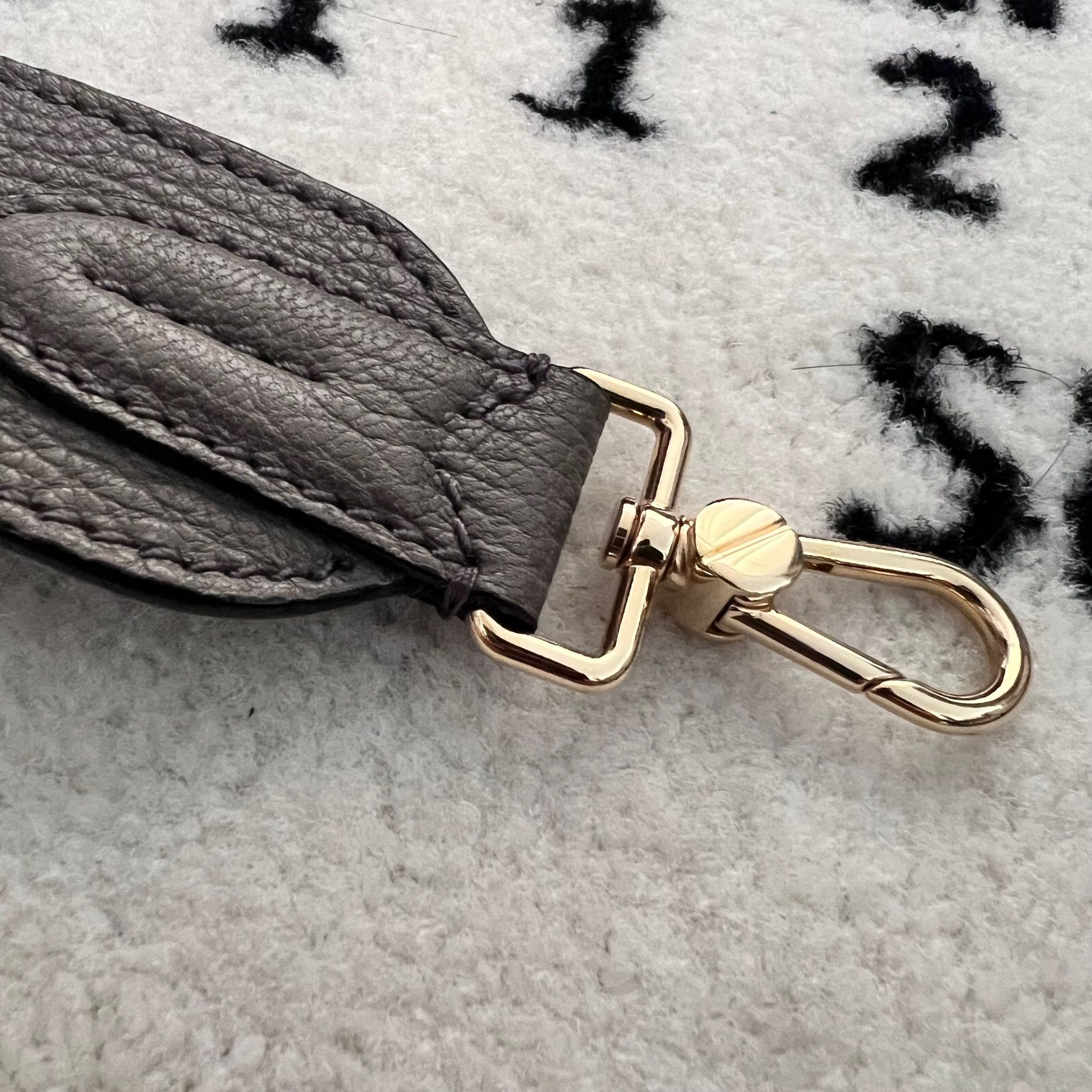 Bally Bally Leather Detachable Shoulder Bag / Bag Strap - Gray Size ONE SIZE - 7 Thumbnail