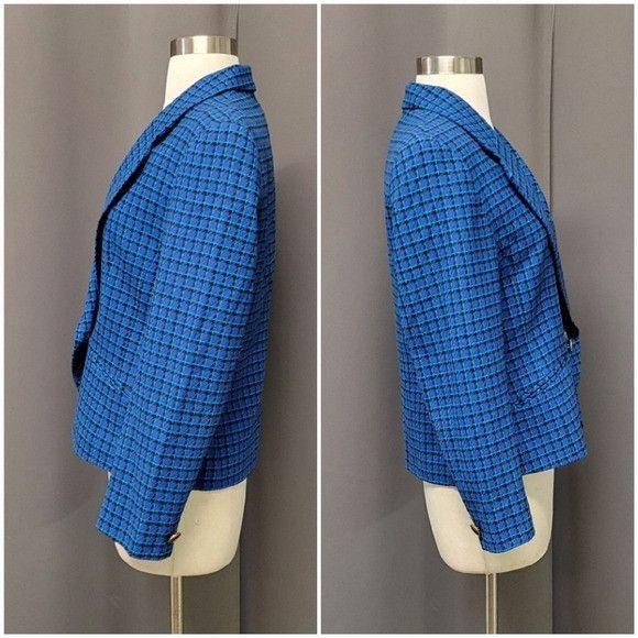 Pendleton Vintage 80s Pendleton Navy Blue Wool Preppy Acadamia Blazer Size M / US 6-8 / IT 42-44 - 2 Thumbnail