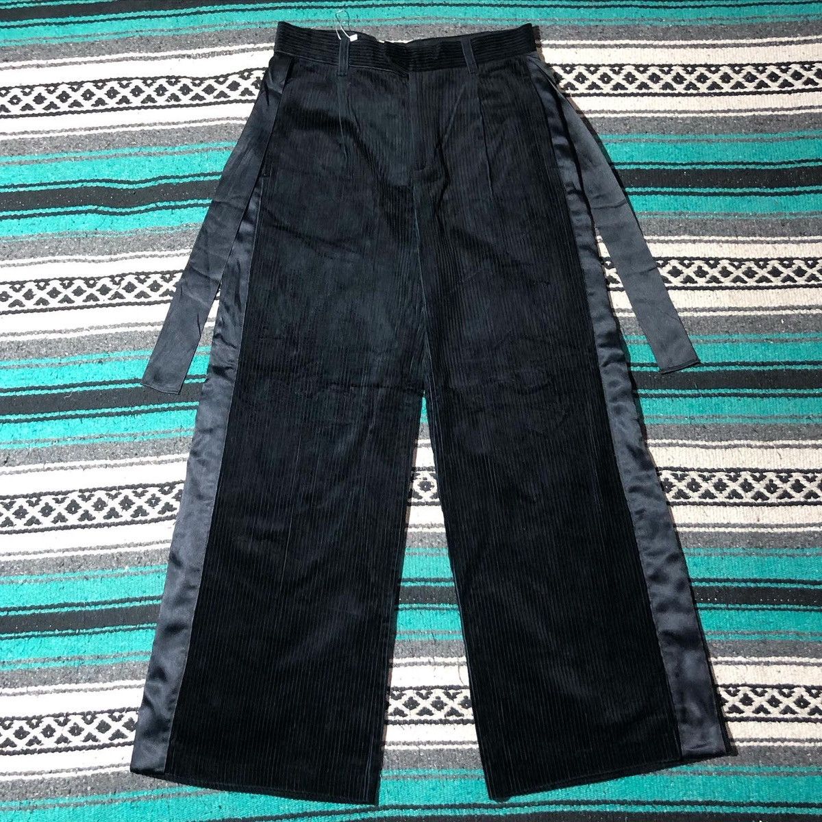 Undercover Ribbon Bow Corduroy Wide Leg Pants Size US 29 - 1 Thumbnail