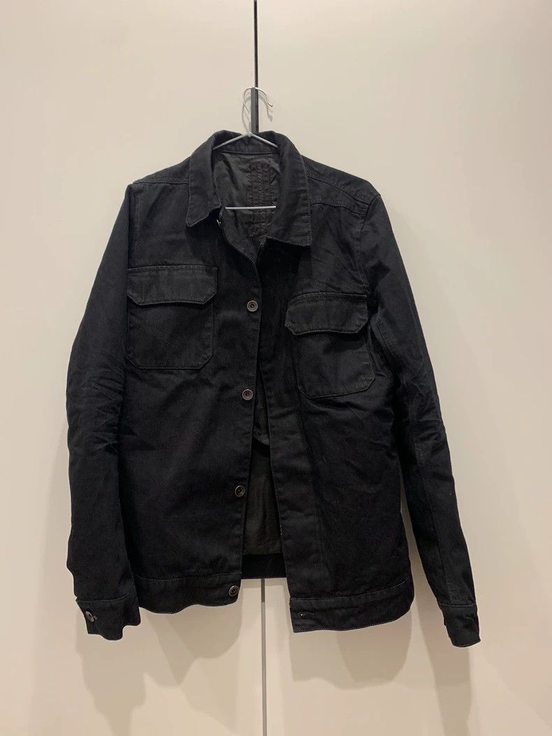 Rick Owens Rick Owens Micro Wax Work Jacket Early practical wear items Size US XS / EU 42 / 0 - 1 Thumbnail