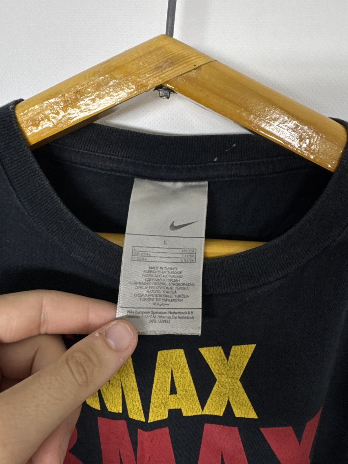 Nike Nike Vintage Tee Air Max Vintage Nike T Shirt logo Size US L / EU 52-54 / 3 - 9 Thumbnail