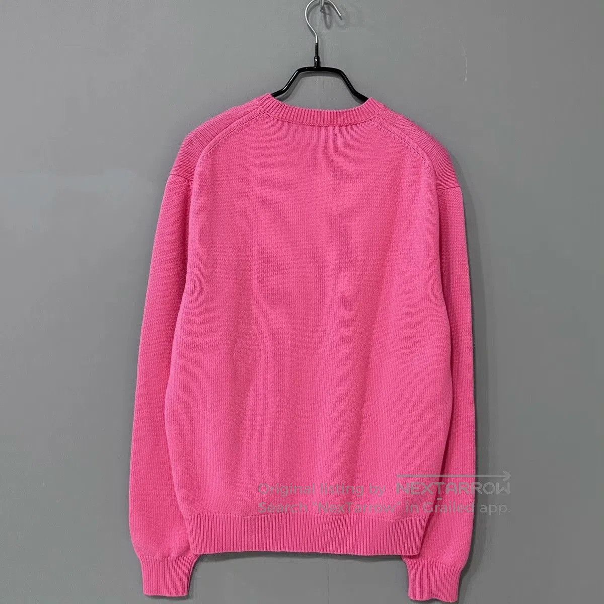 Hermes Hermes Pink Cashmere Plant Jacquard Sweater. Size M / US 6-8 / IT 42-44 - 3 Thumbnail