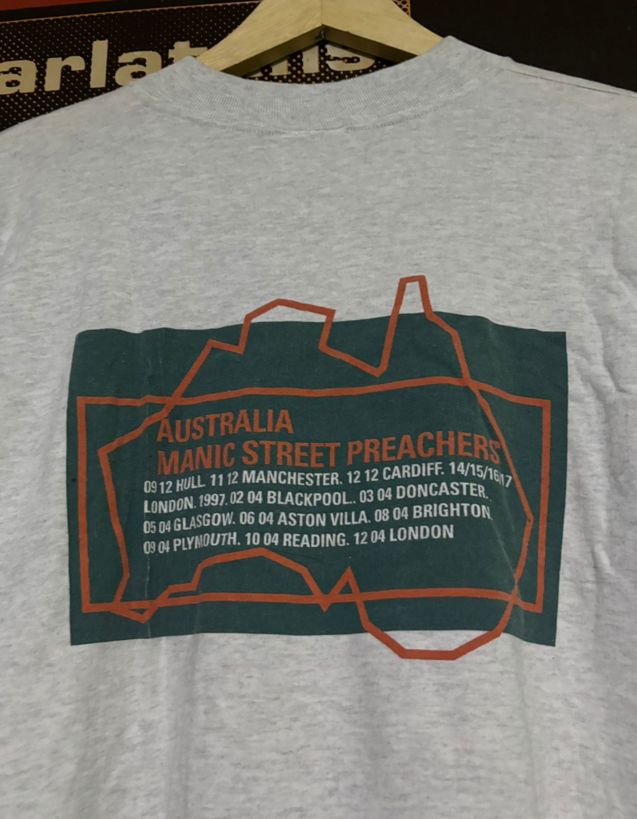 Band Tees Vintage Manic Street Preachers Australian Tour Longsleeve Size US XL / EU 56 / 4 - 6 Thumbnail