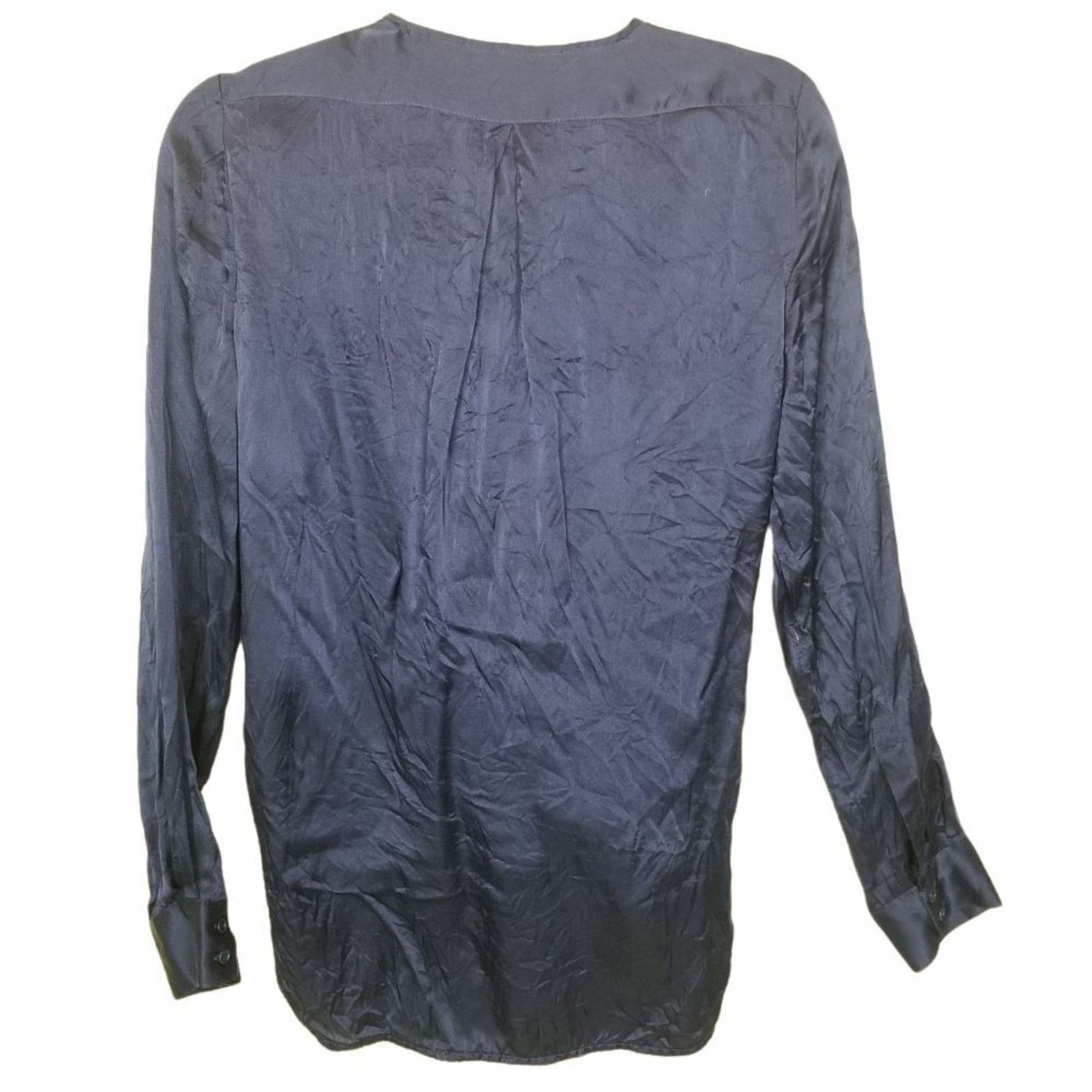 Sundry Sundance Blended Paths Silk Velvet Blouse Sz XS Quiet Luxe Size XS / US 0-2 / IT 36-38 - 9 Thumbnail