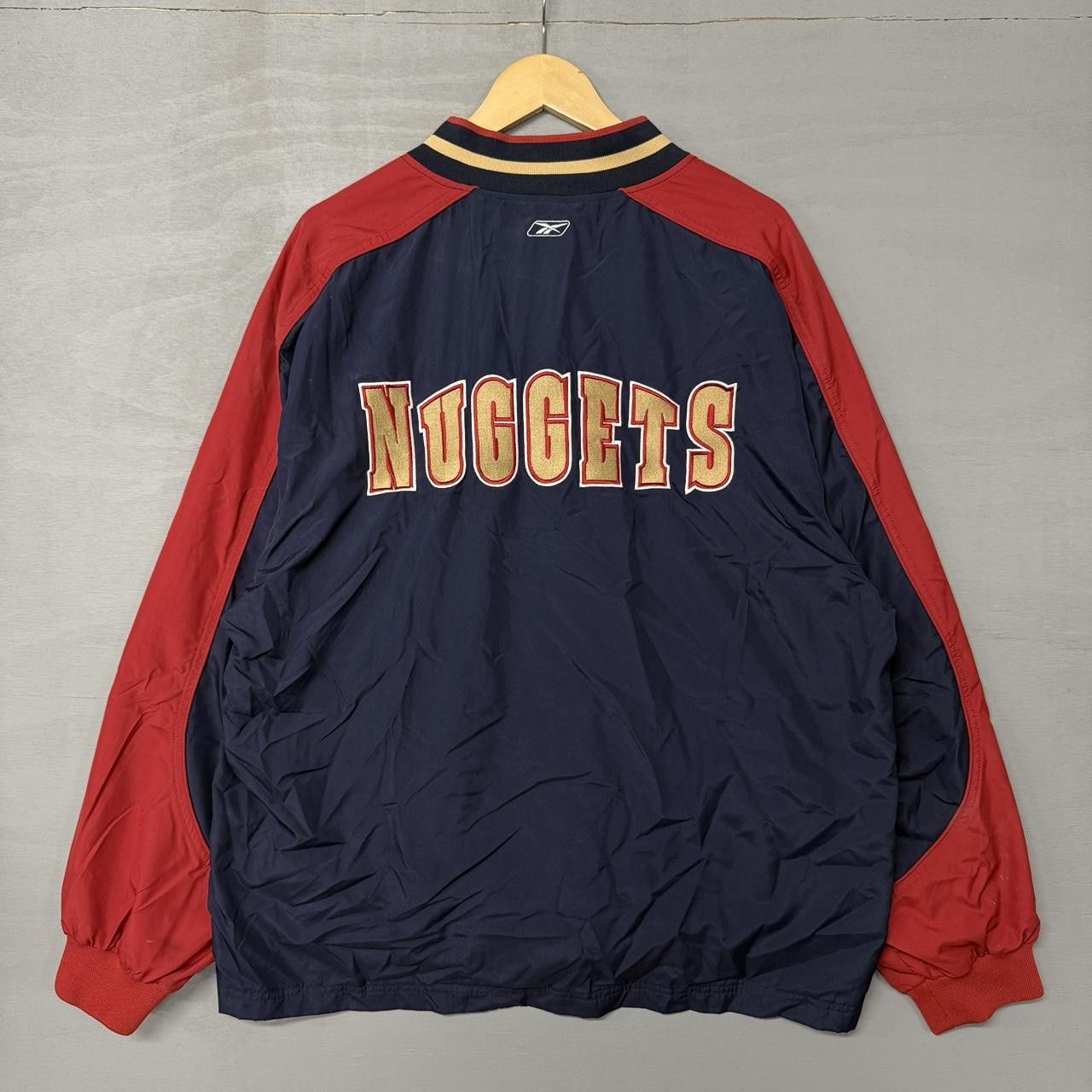 Reebok Vintage Denver Nuggets Reebok Mesh Lined Zip Jacket Large Size US L / EU 52-54 / 3 - 1 Thumbnail