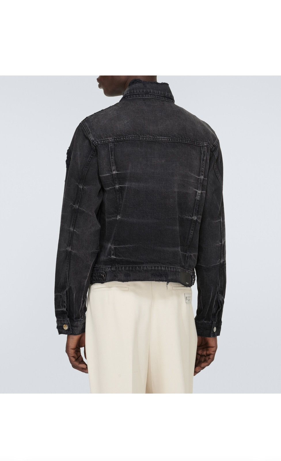 Amiri AMIRI Distressed Denim Jacket, Size L. Size US L / EU 52-54 / 3 - 11 Thumbnail