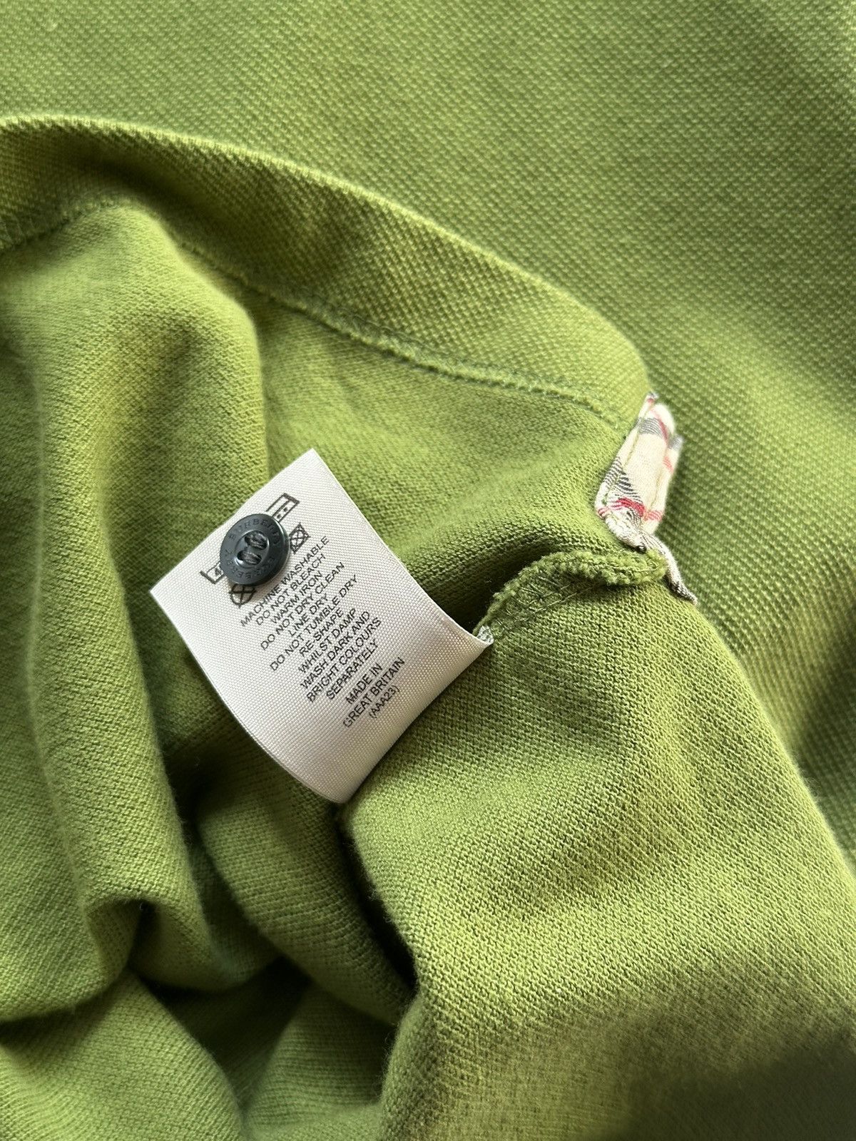 Burberry Burberry London Pique Polo Golf Shirt Short Sleeve Green Size US XS / EU 42 / 0 - 8 Thumbnail