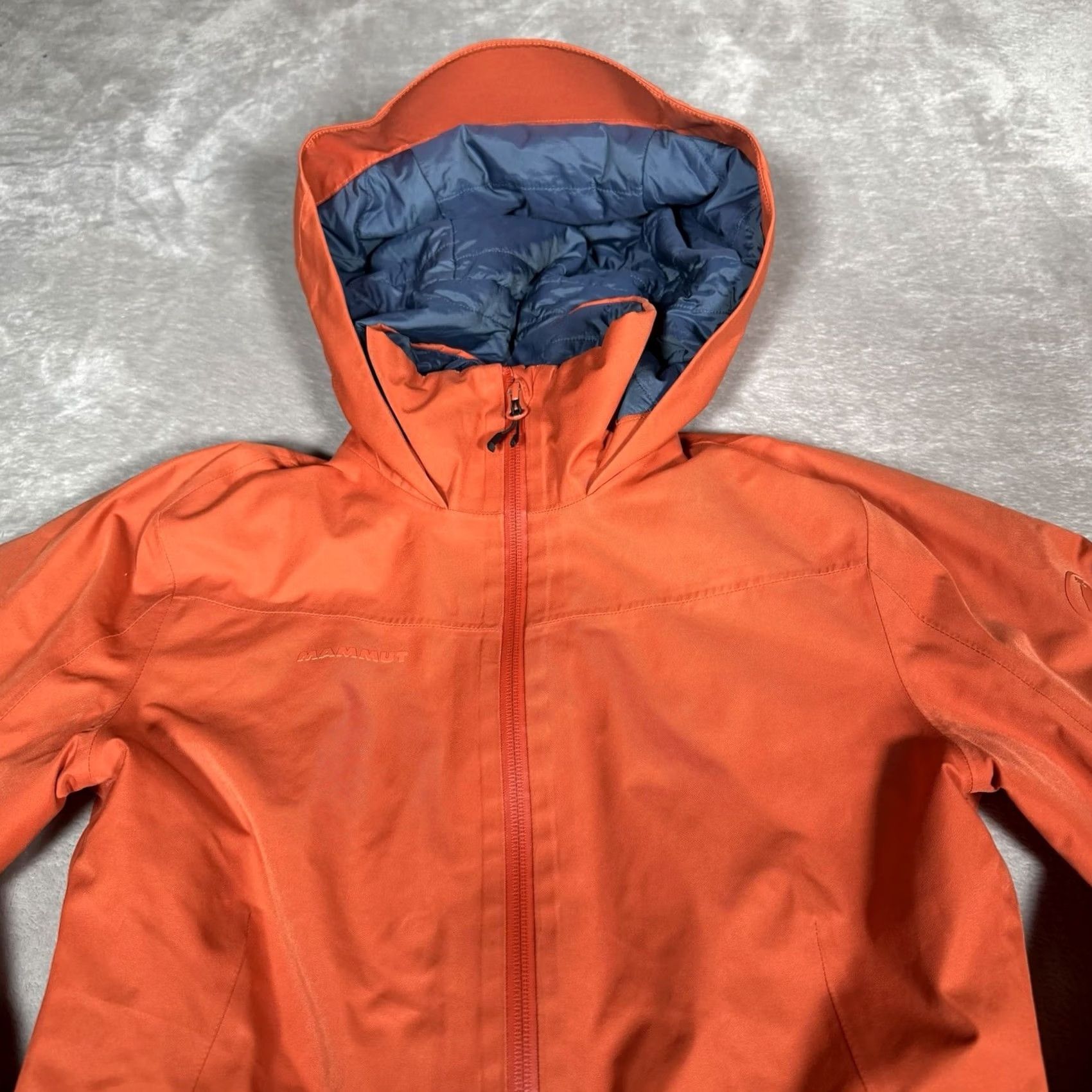 Mammut Mammut Jacket Mens Small Orange Hooded Full Zip GORE-TEX Waterproof Ski Hiking Activewear Size US S / EU 44-46 / 1 - 4 Thumbnail