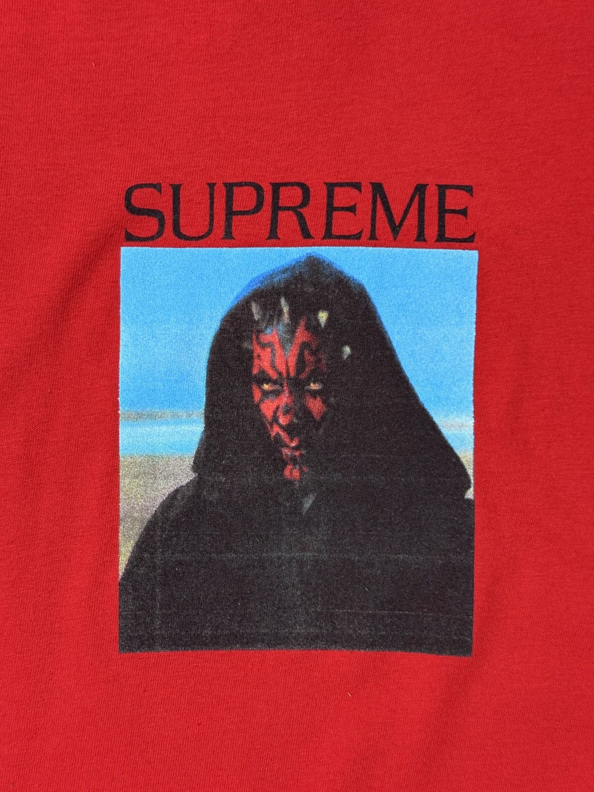 Supreme Supreme Sith Tee red FW26 Darth Maul | Grailed