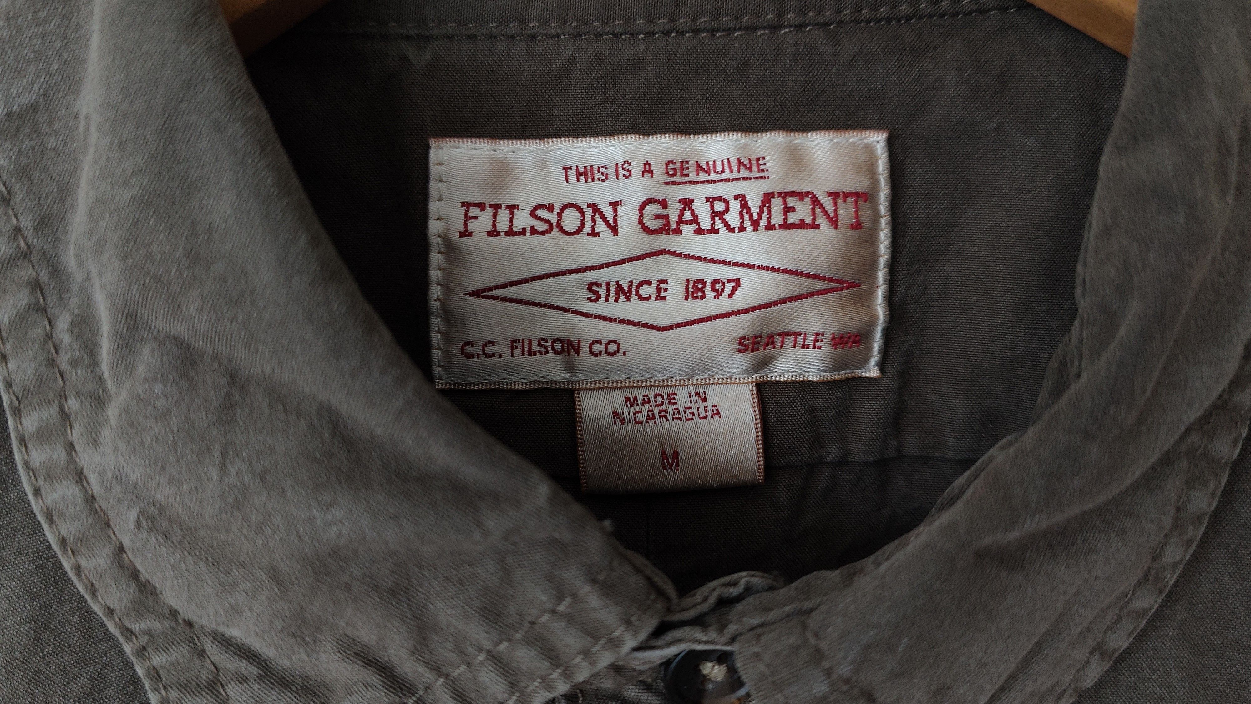 Filson Filson Garment Alaskan Heavy Shirt Overshirt Vintage Size US M / EU 48-50 / 2 - 3 Thumbnail