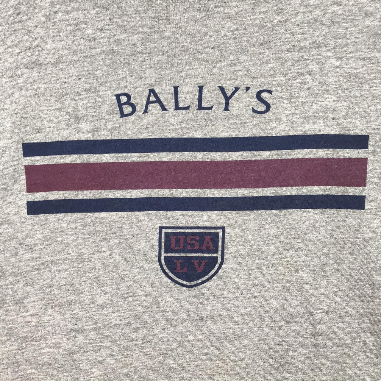 Vintage Vintage BALLY'S USA LV Big Logo Grey Tee Streetwear Size US M / EU 48-50 / 2 - 3 Thumbnail