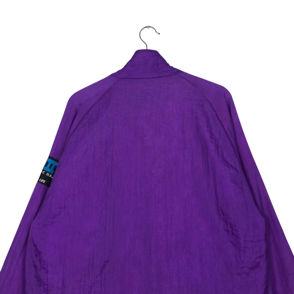 Japanese Brand 📌Vintage Bomber Jacket Rich Purple HIII Fresh Nysc Usa Size US L / EU 52-54 / 3 - 10 Thumbnail