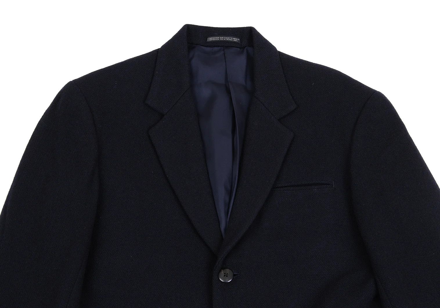Yohji Yamamoto Yohji Yamamoto Leather Pocket Wool Jacket Size US S / EU 44-46 / 1 - 2 Thumbnail