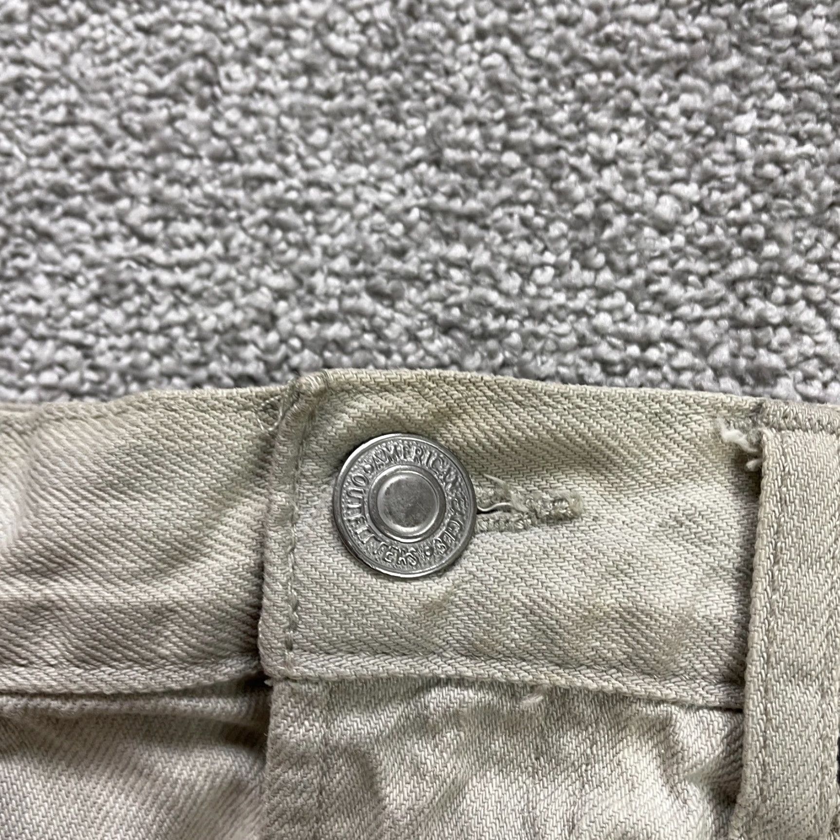 American Eagle Outfitters American Eagle Outfitters Bermuda Jorts Denim Shorts Mens 31 Raw Hem Distresssed Size US 31 - 3 Thumbnail