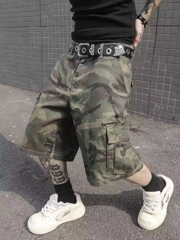 VIBE DRIP cargo Camo shorts jorts RETRO Size US 31 - 8 Thumbnail