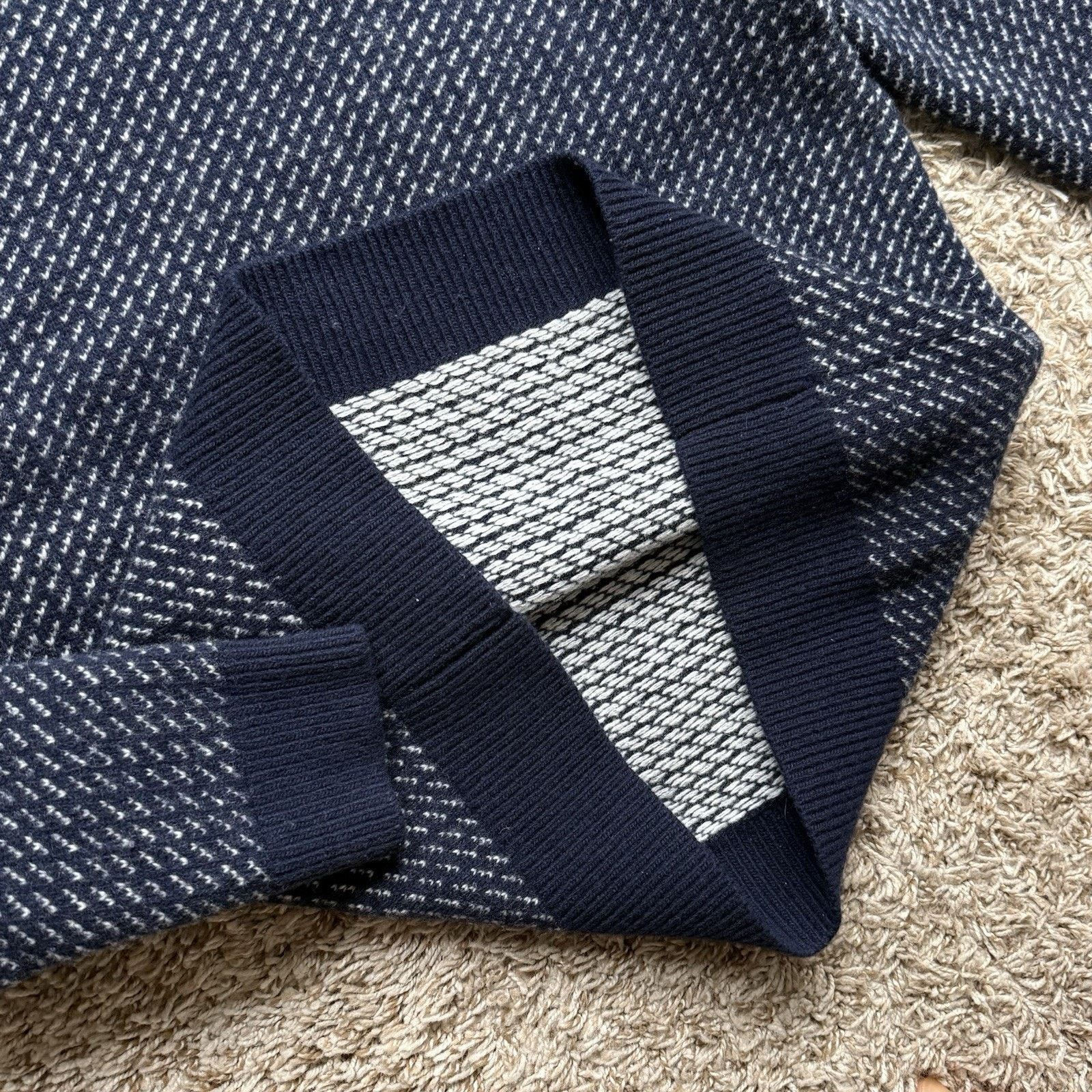 Flint And Tinder Flint and Tinder Sweater Nordic Birdseye Merino Wool Navy Size US M / EU 48-50 / 2 - 8 Thumbnail