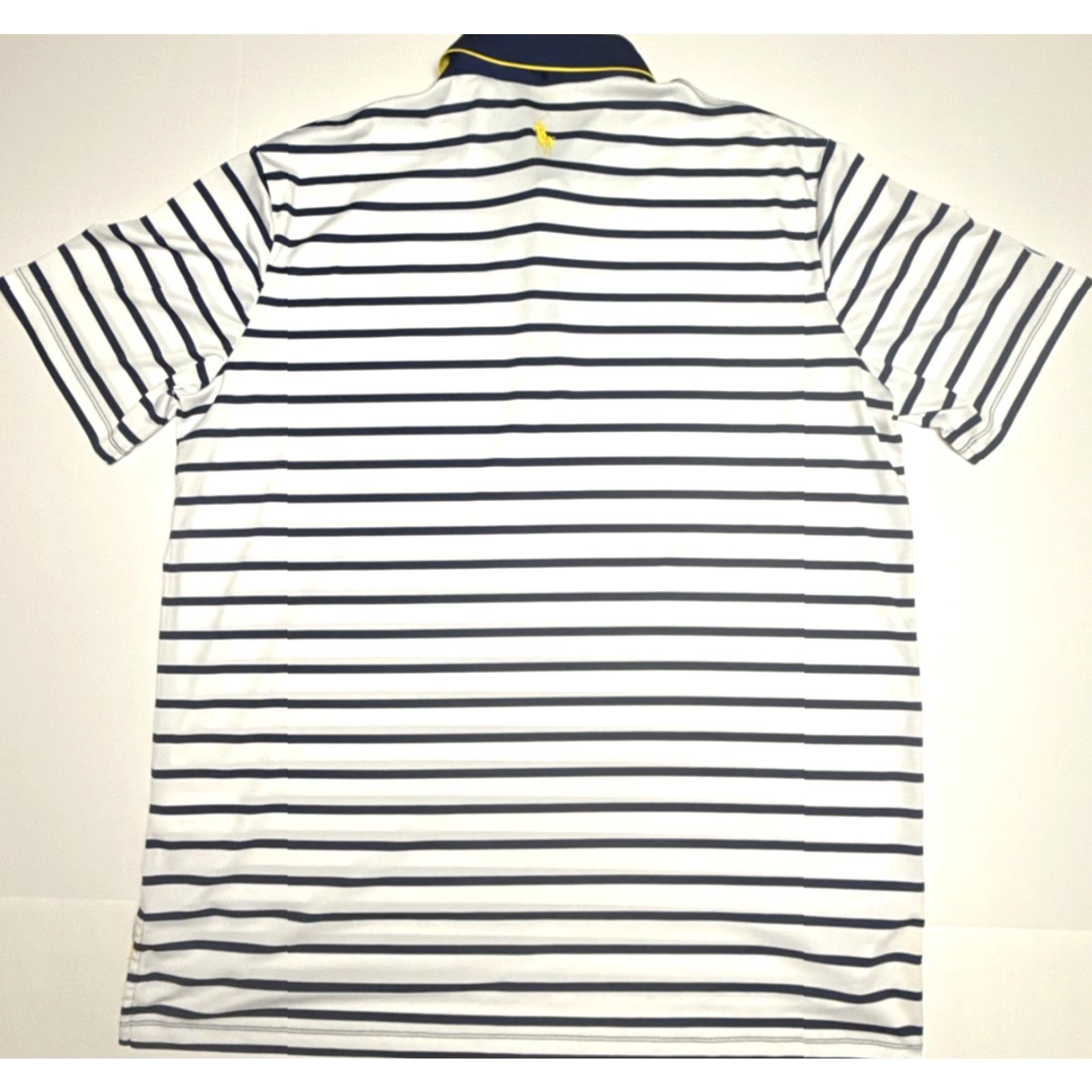 Ralph Lauren VINTAGE Polo Golf Ralph Lauren Shirt Striped Polo 2XLT Mens White 2018 PGA Championship Bellerive Men’s Big & Tall Size US XXL / EU 58 / 5 - 5 Thumbnail