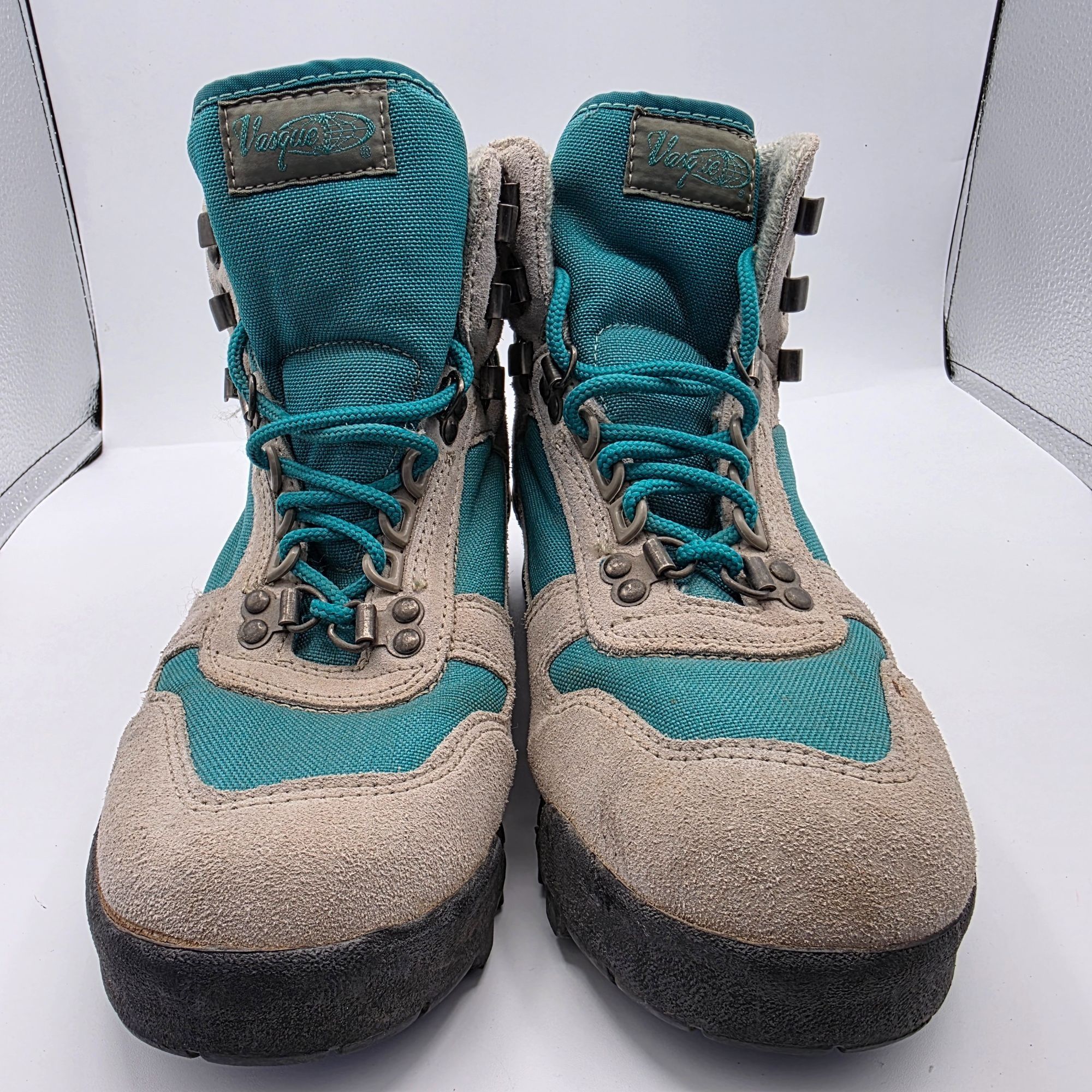 Vasque Vintage Vasque Womens Size 9 Hiking Boots Nubuck Brown Teal Size US 9 / IT 39 - 2 Thumbnail