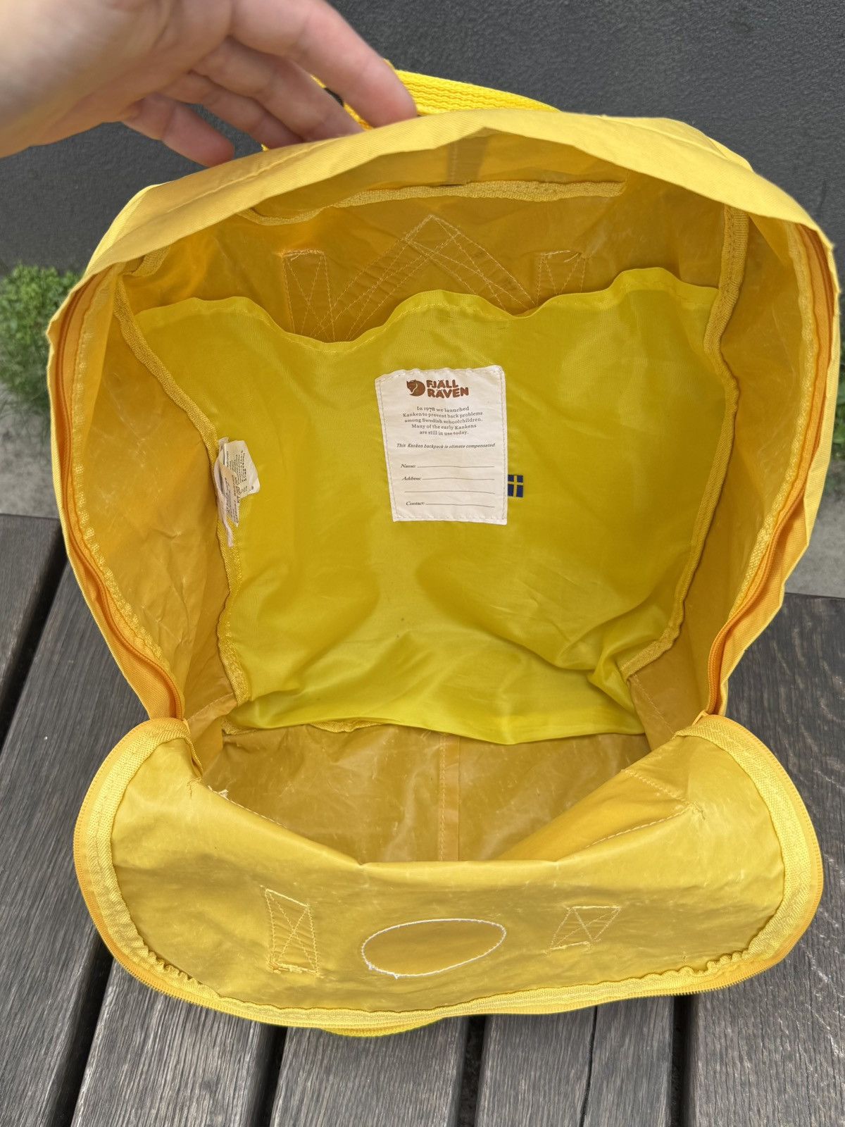 Fjallraven Fjallraven Kanken Classic Backpack FJALL Rare Yellow Color Size ONE SIZE - 7 Thumbnail