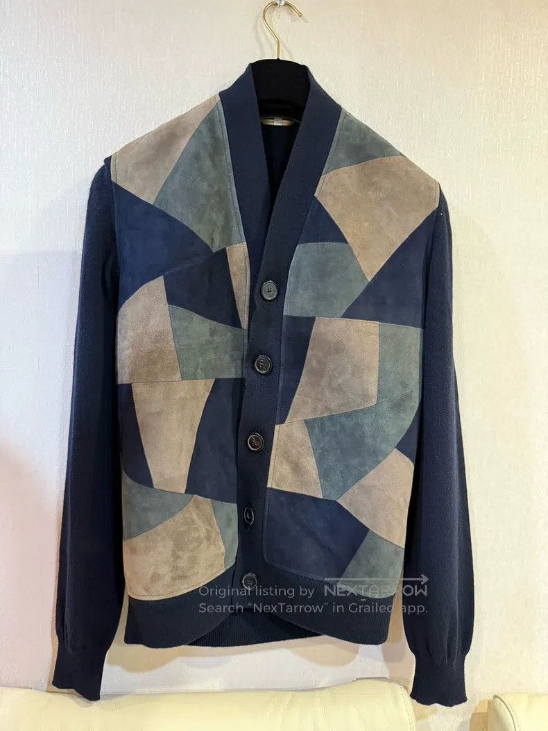 Hermes Hermes Cashmere and Leather Jacket 100% Cashmere Size L / US 10 / IT 46 - 1 Thumbnail